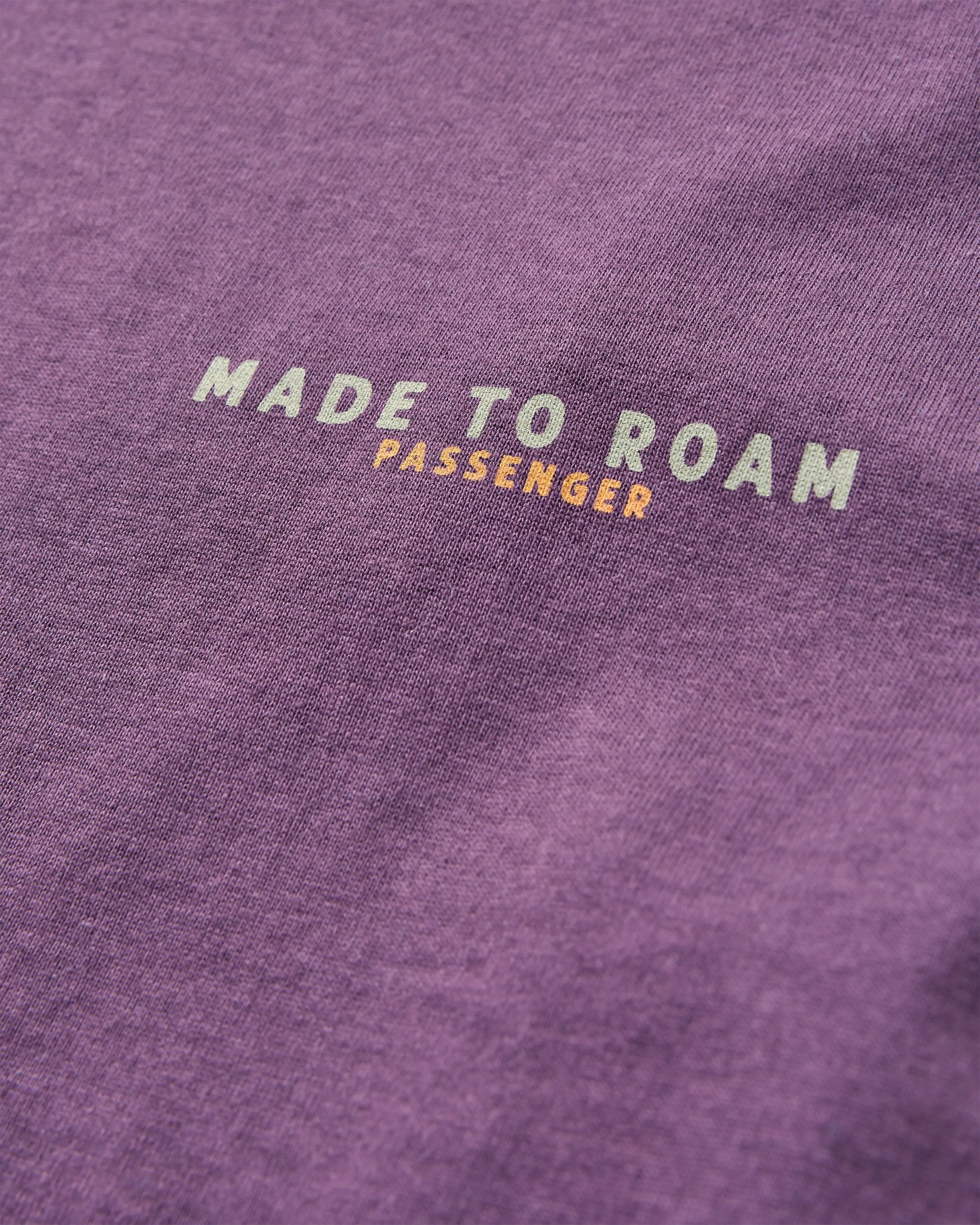 Open Road T-Shirt - Deep Plum - Image 5