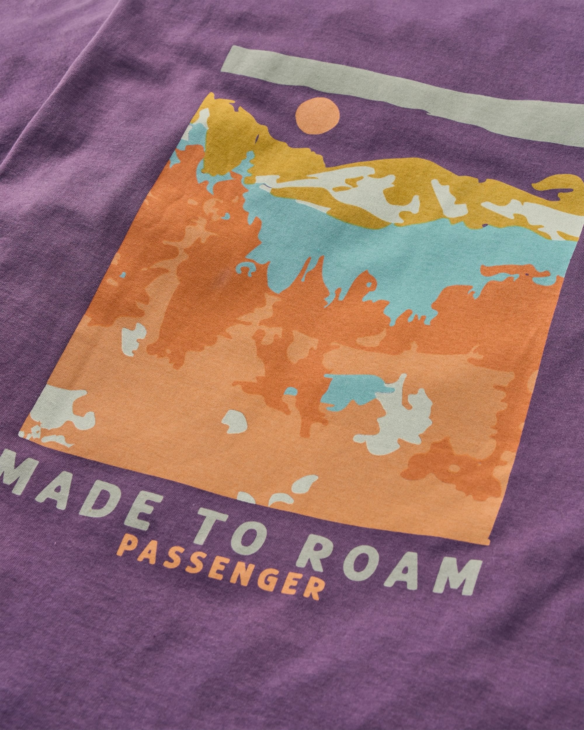 Open Road T-Shirt - Deep Plum - Image 6
