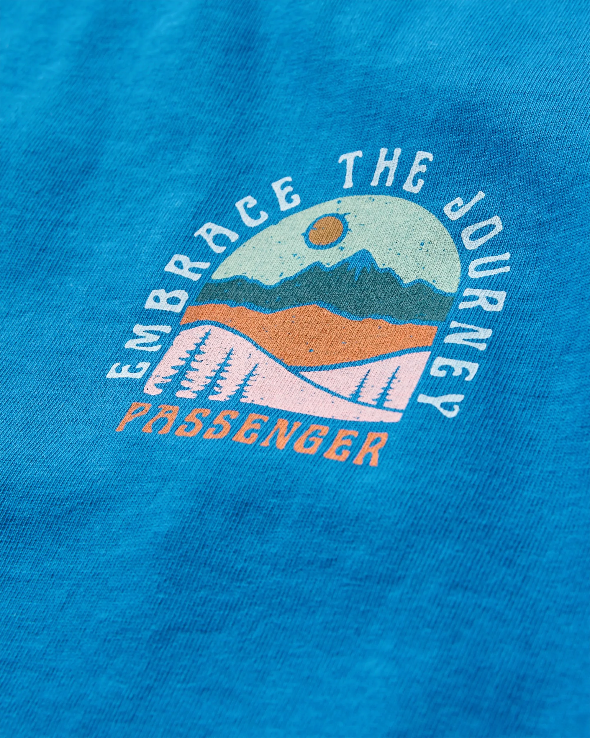 Outlook Oversized T-Shirt - Azure Blue - Image 3