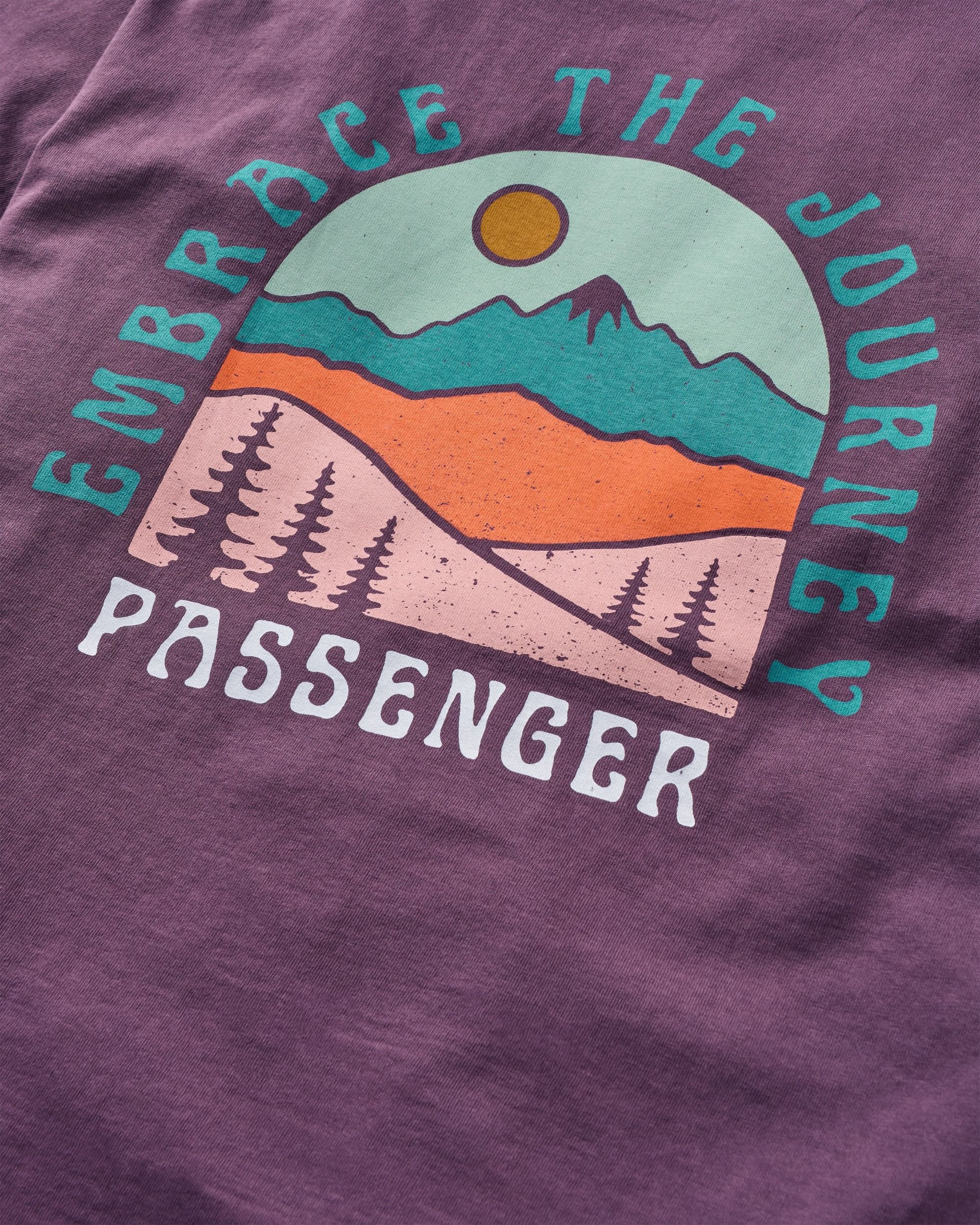 Outlook Oversized T-Shirt - Deep Plum - Image 10