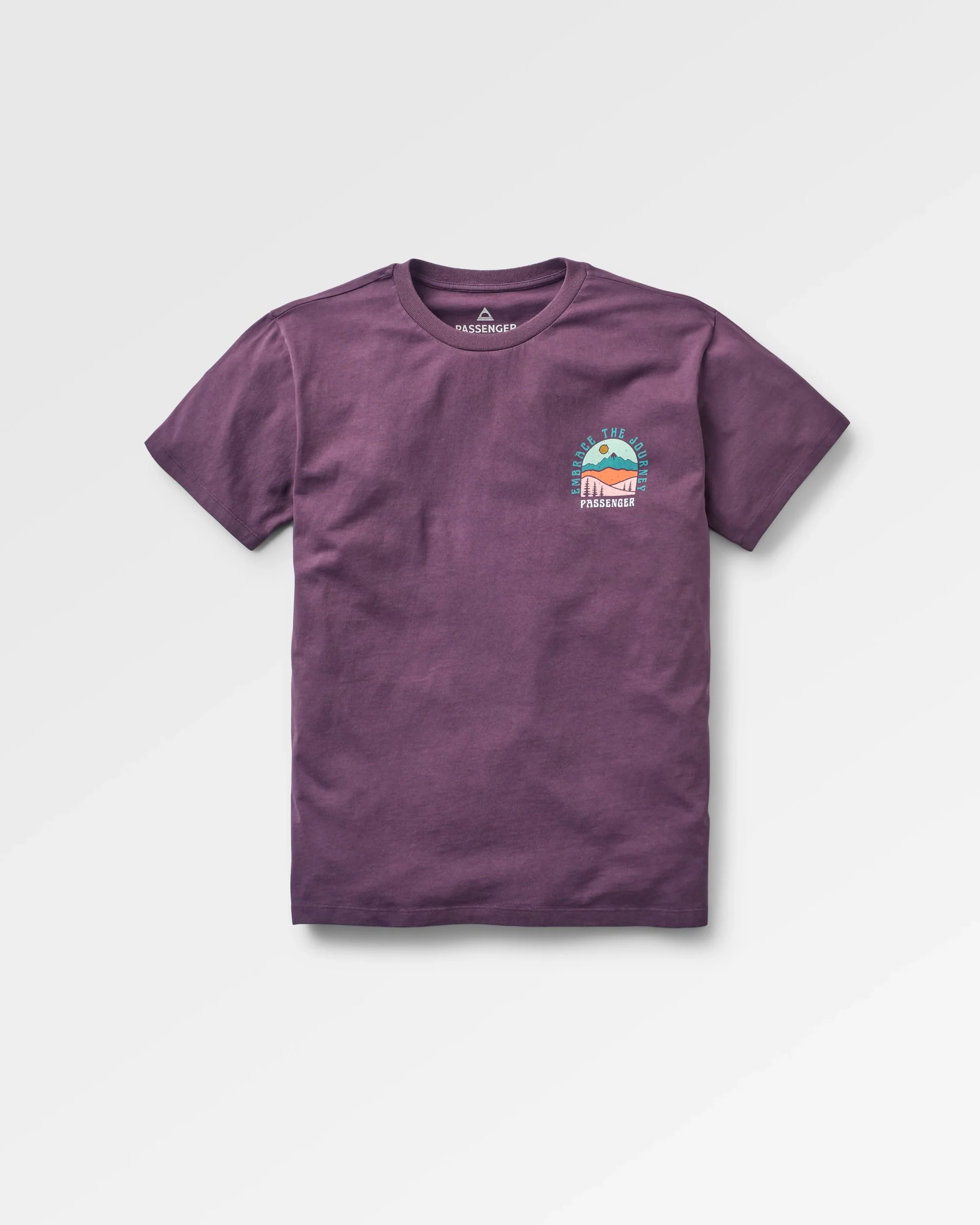 Outlook Oversized T-Shirt - Deep Plum - Image 2
