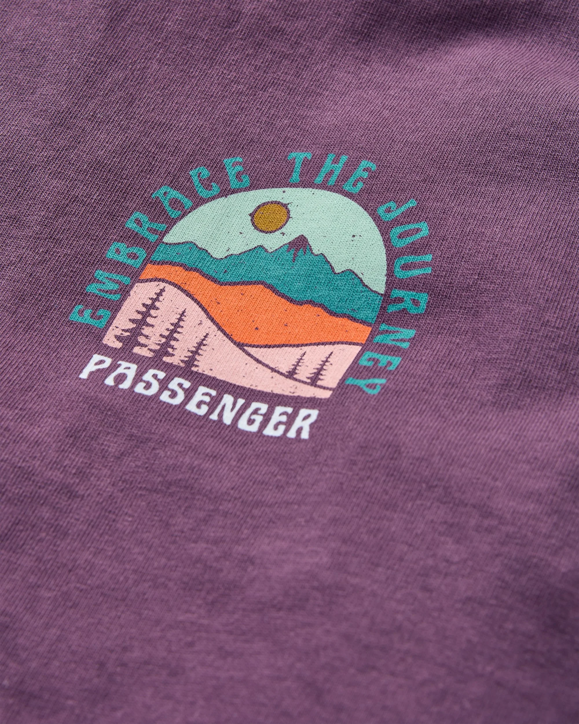 Outlook Oversized T-Shirt - Deep Plum - Image 7