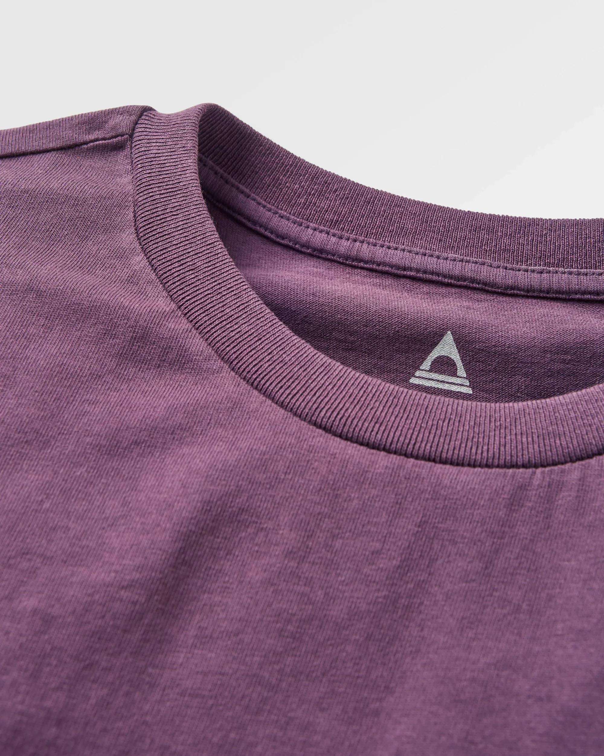 Outlook Oversized T-Shirt - Deep Plum - Image 8