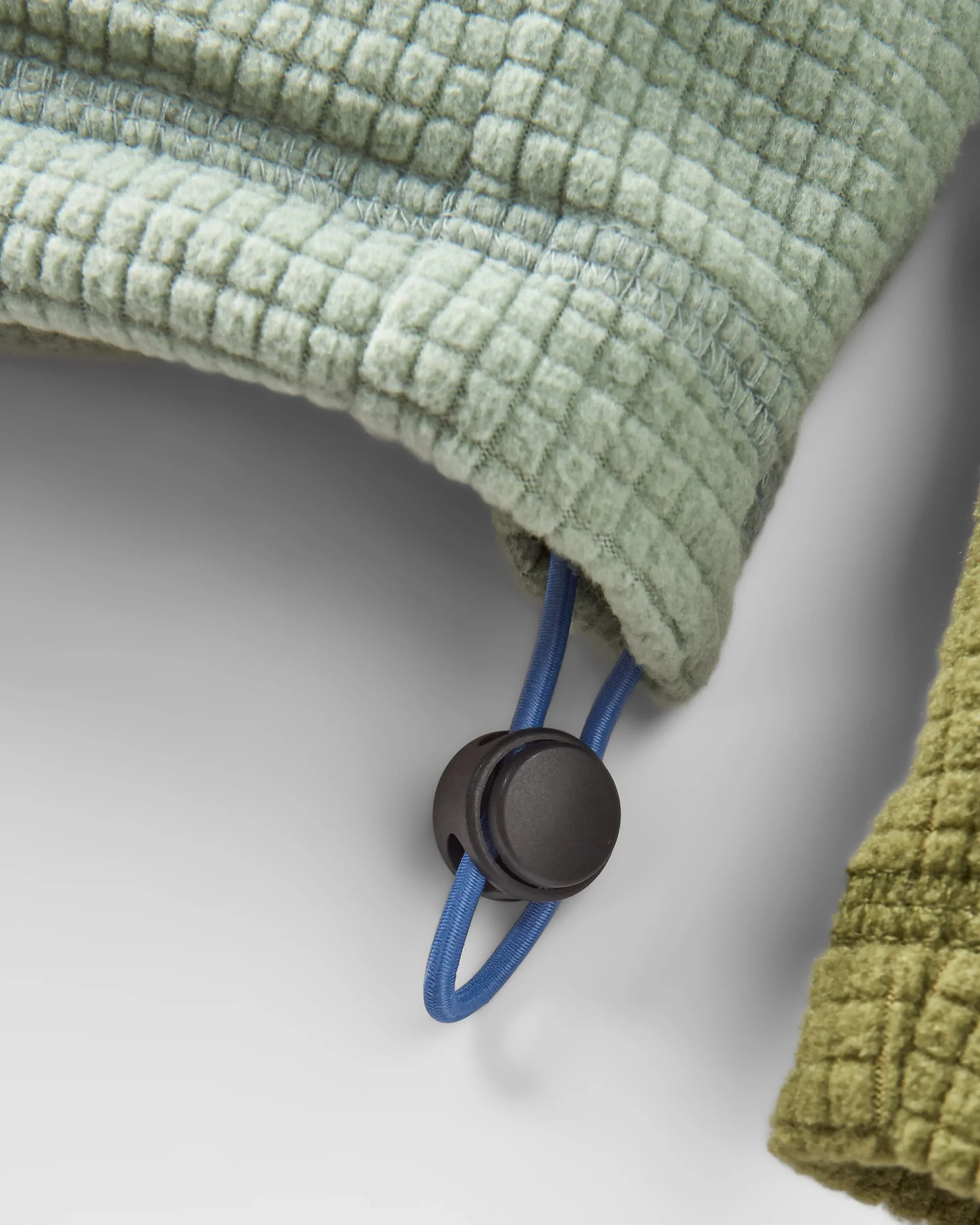 Overlook Grid Polar Fleece - Khaki/Pistachio - Image 5