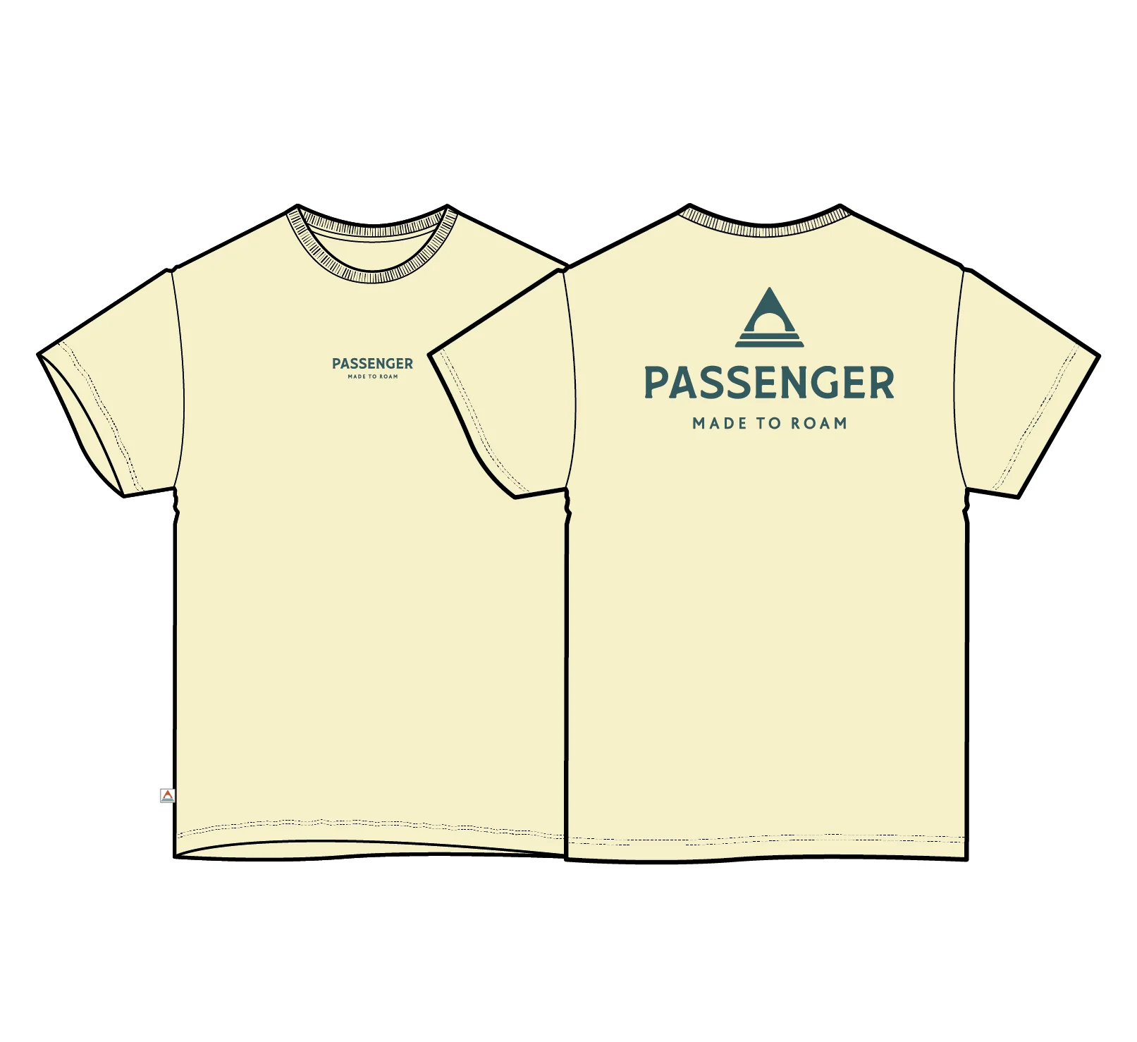 Passenger T-Shirt - Pale Yellow - Image 7
