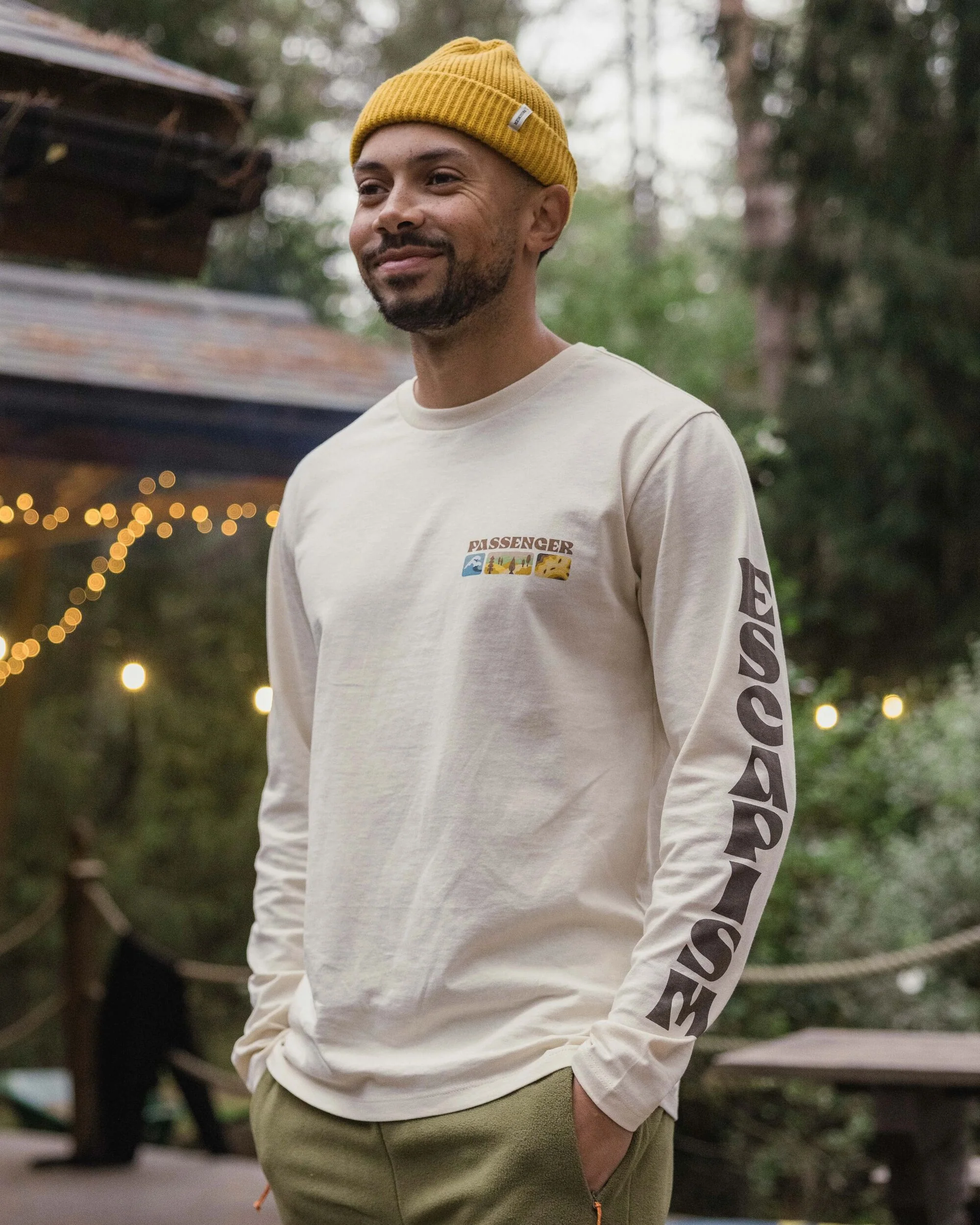 Patches LS T-Shirt - Birch