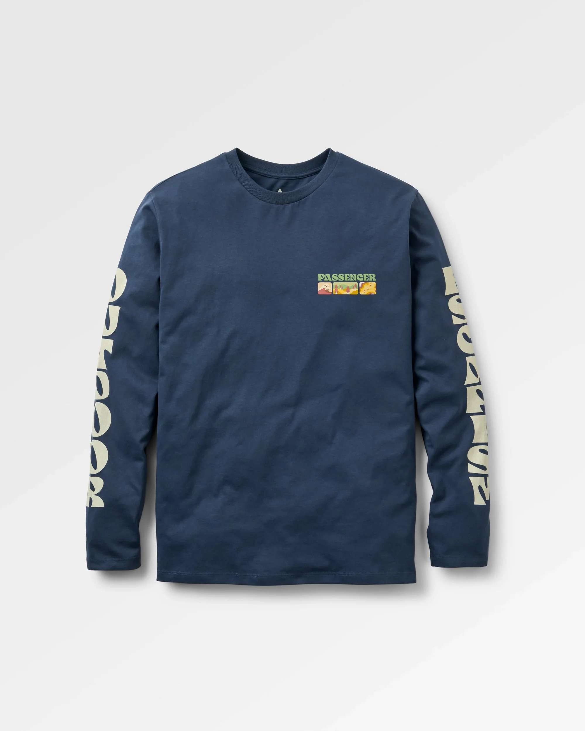Patches LS T-Shirt - Rich Navy
