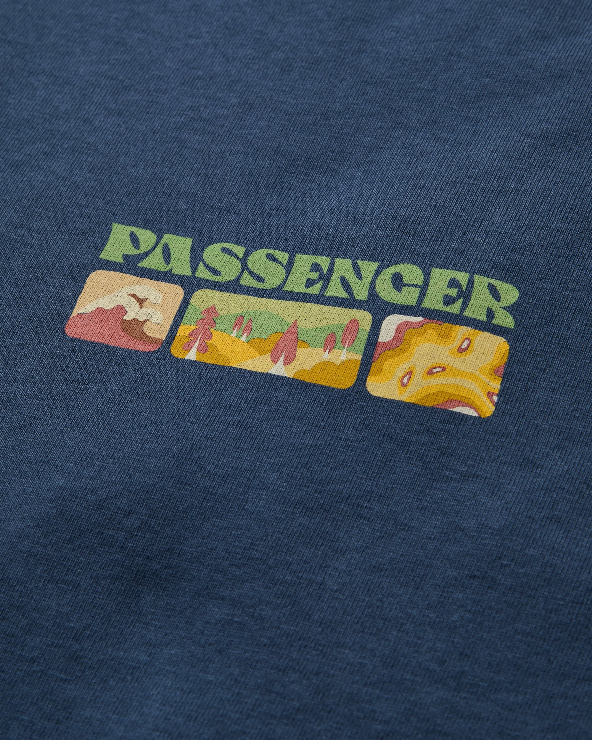 Patches LS T-Shirt - Rich Navy - Image 2