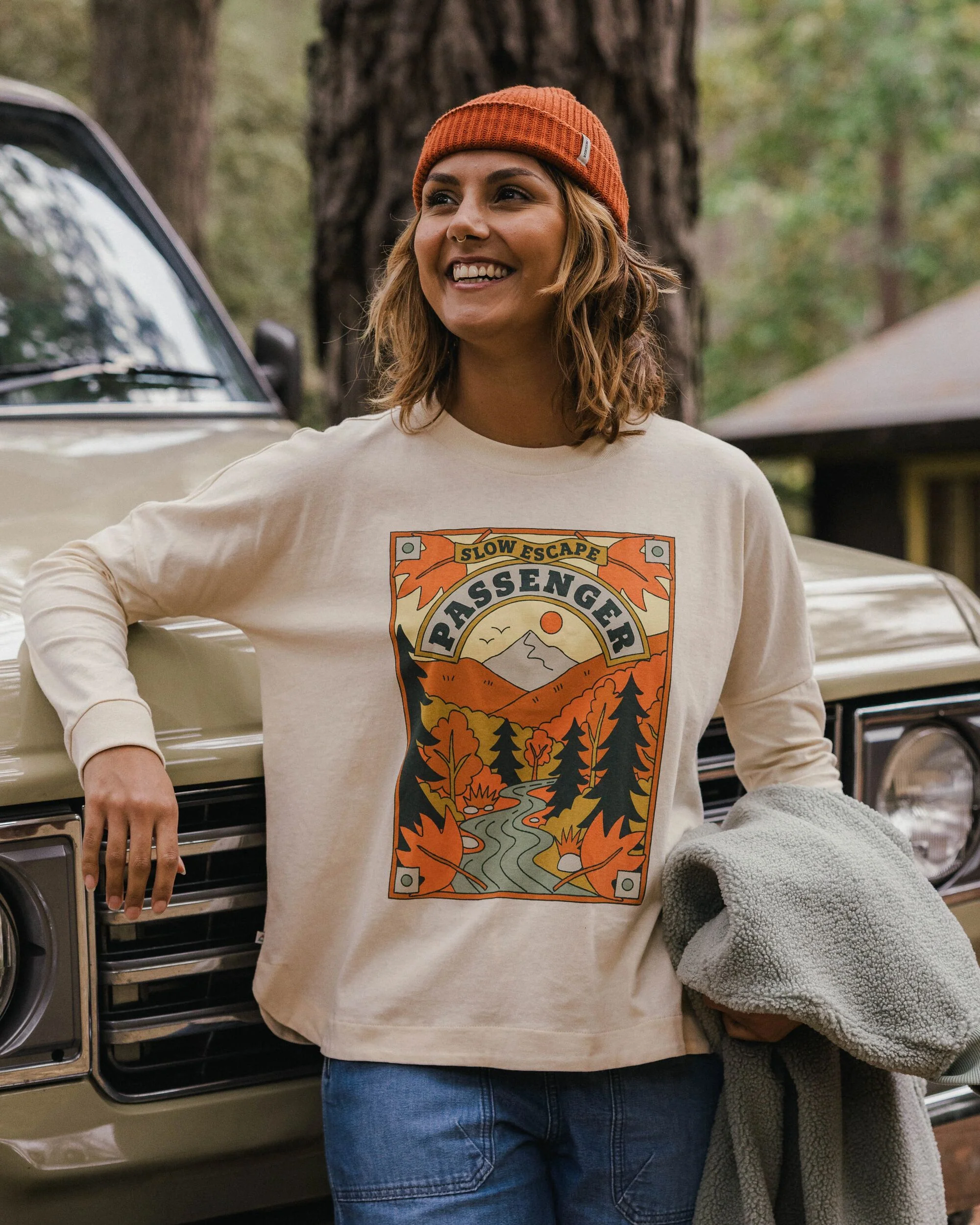 Rambling LS T-Shirt - Birch