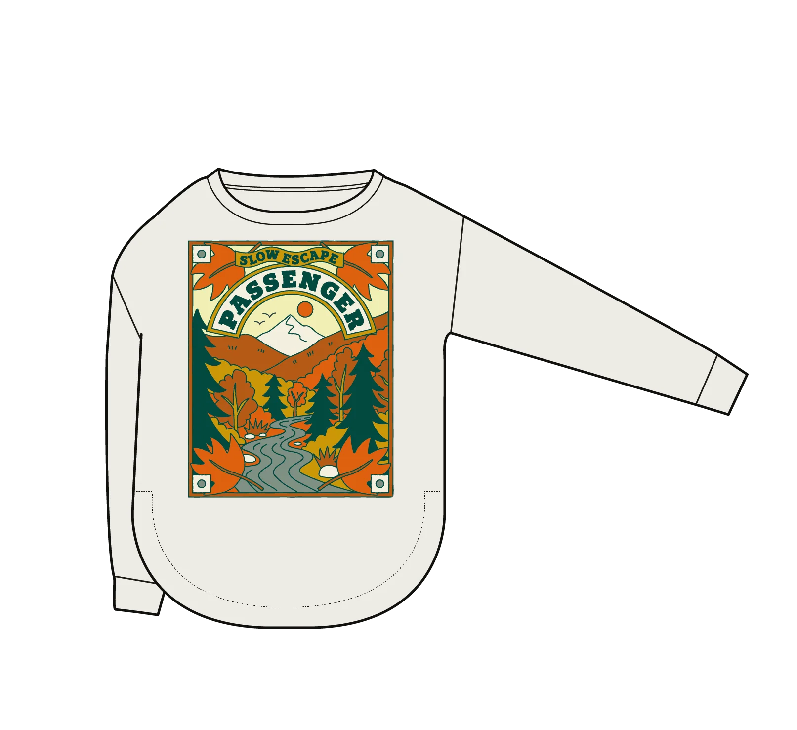 Rambling LS T-Shirt - Birch - Image 6