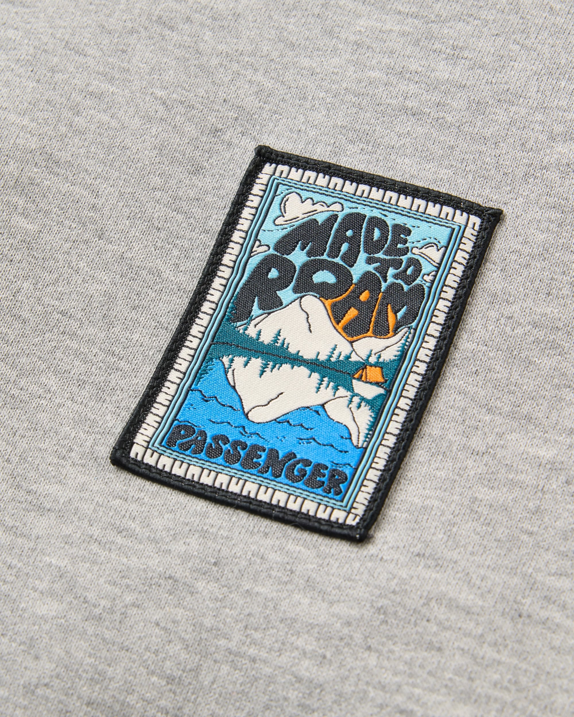 Reflect Patch Sweatshirt - Grey Marl - Image 2