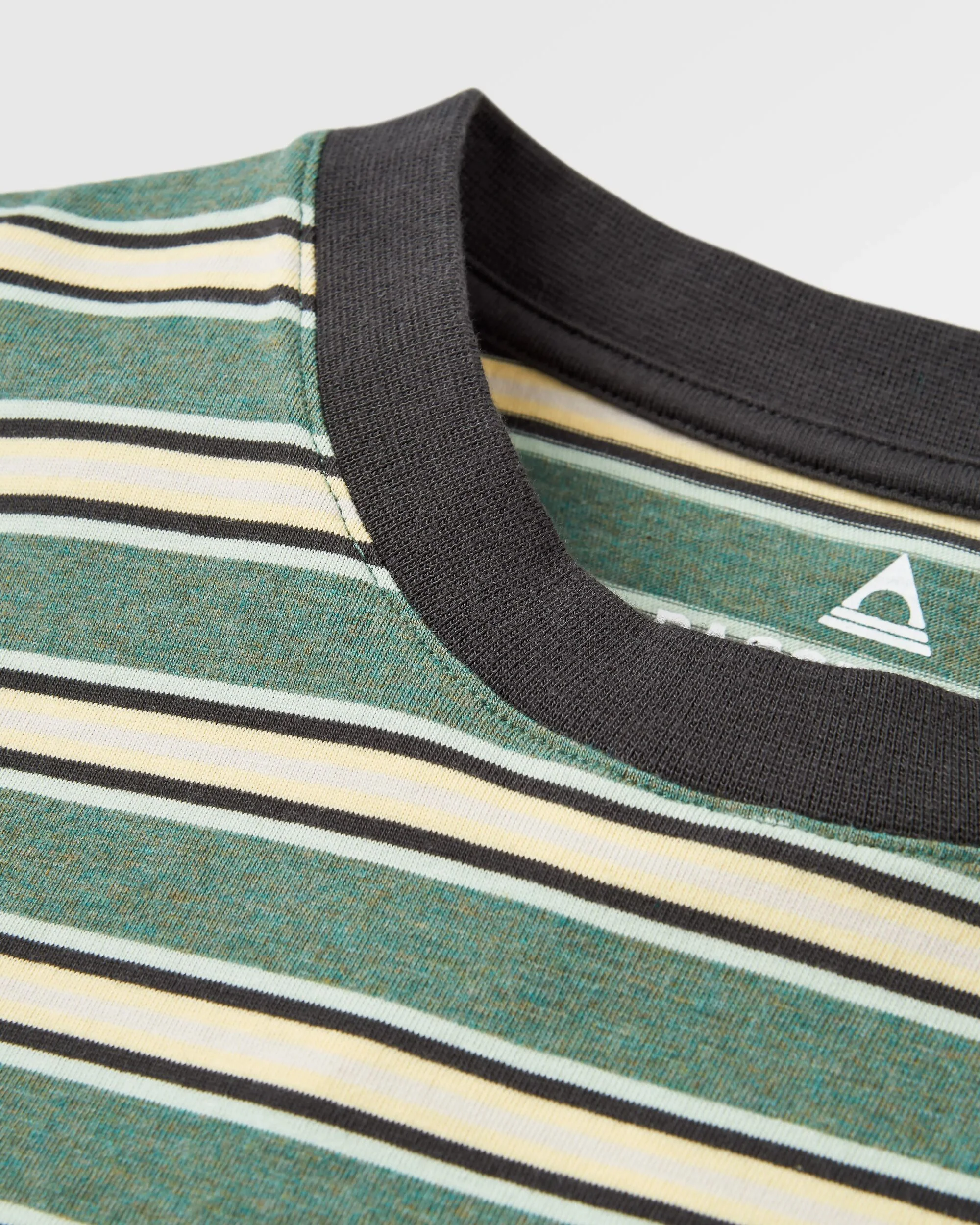 Retro Relaxed Fit T-Shirt - Deep Ocean Multi Stripe - Image 5