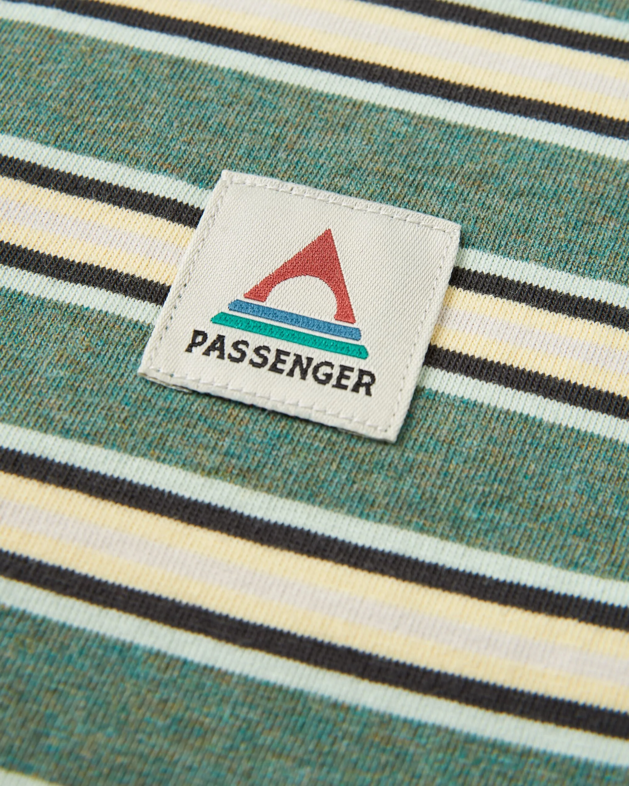 Retro Relaxed Fit T-Shirt - Deep Ocean Multi Stripe - Image 6
