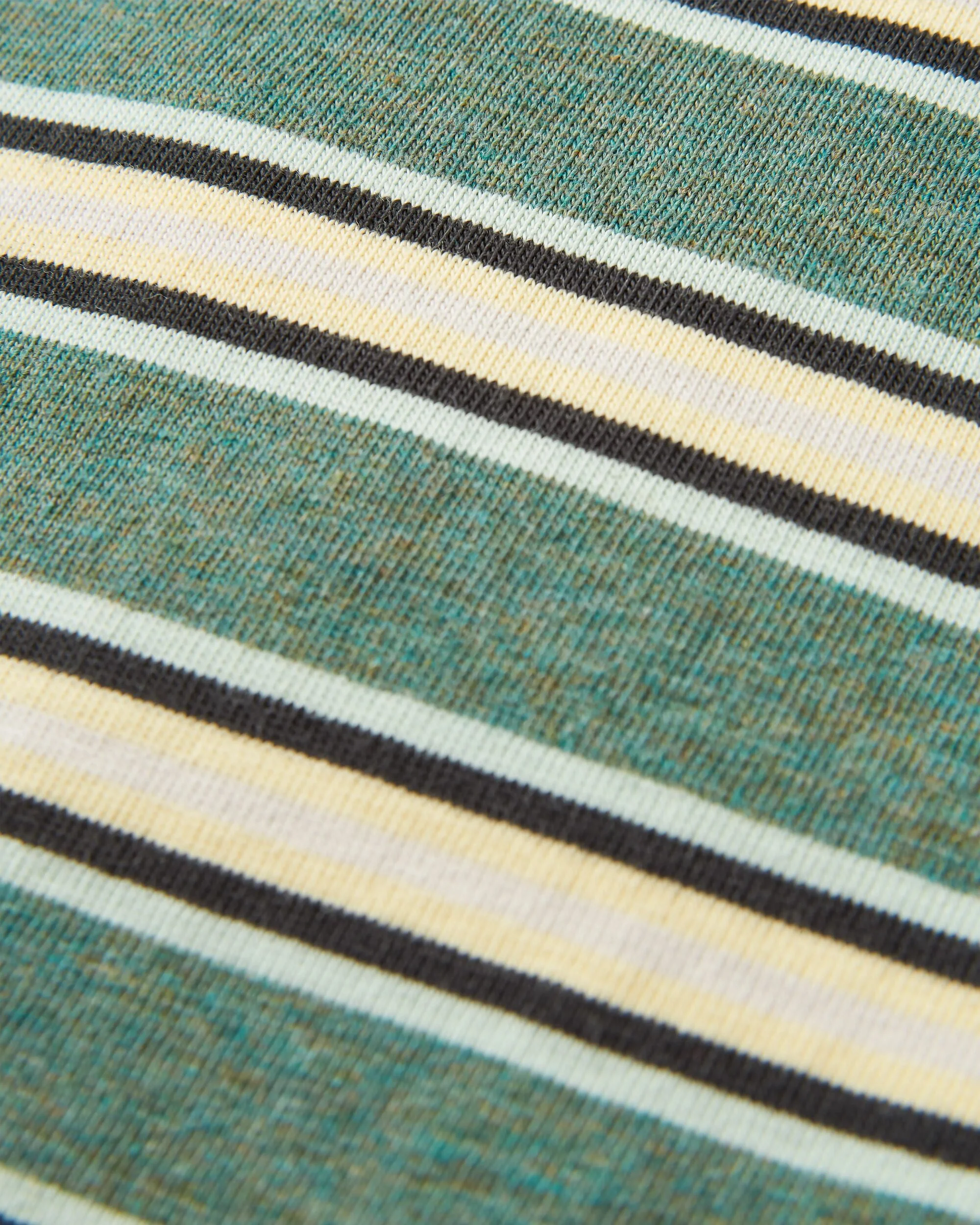 Retro Relaxed Fit T-Shirt - Deep Ocean Multi Stripe - Image 7
