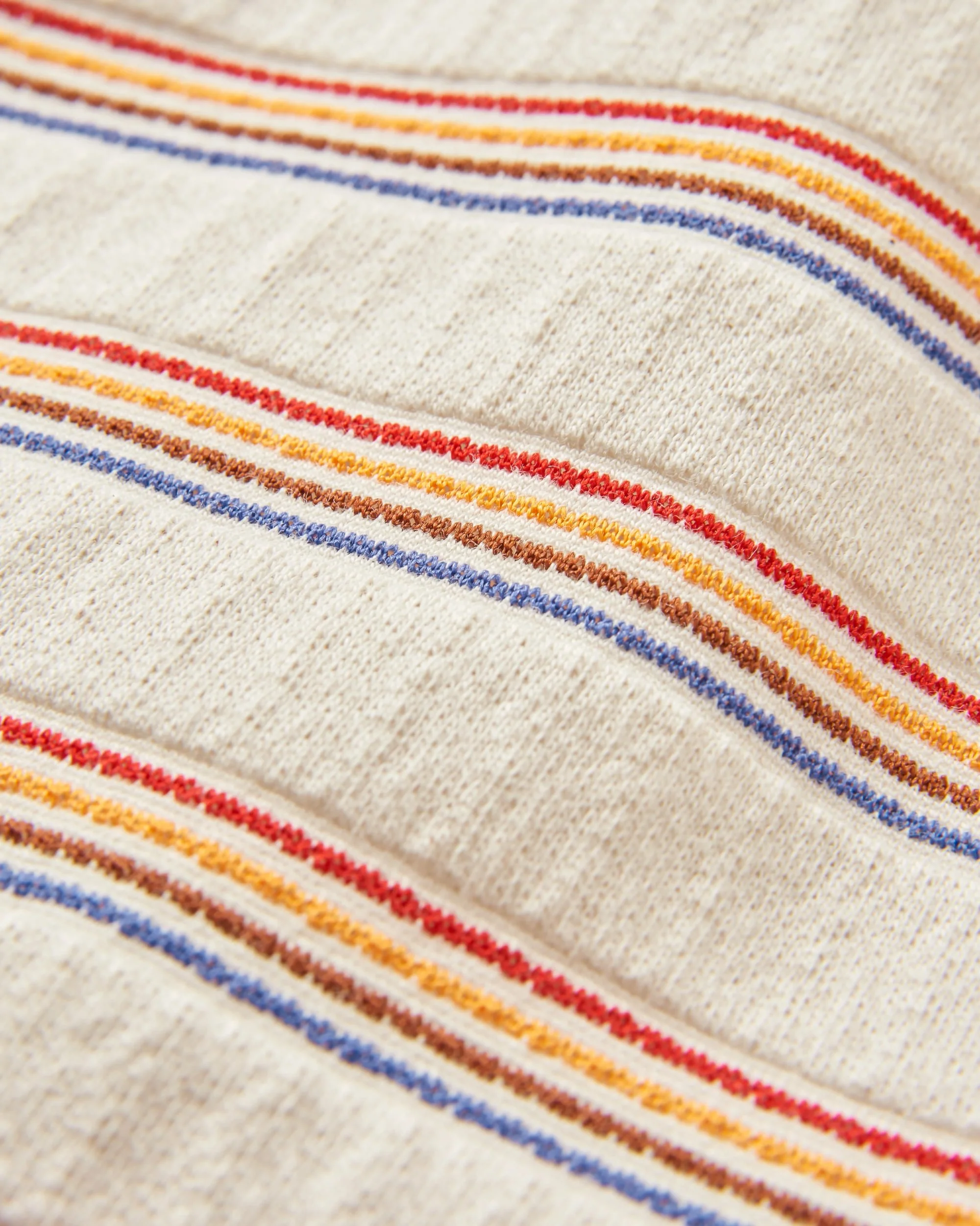 Retro Vibes Organic Cotton T-Shirt - Retro Stripe - Image 8