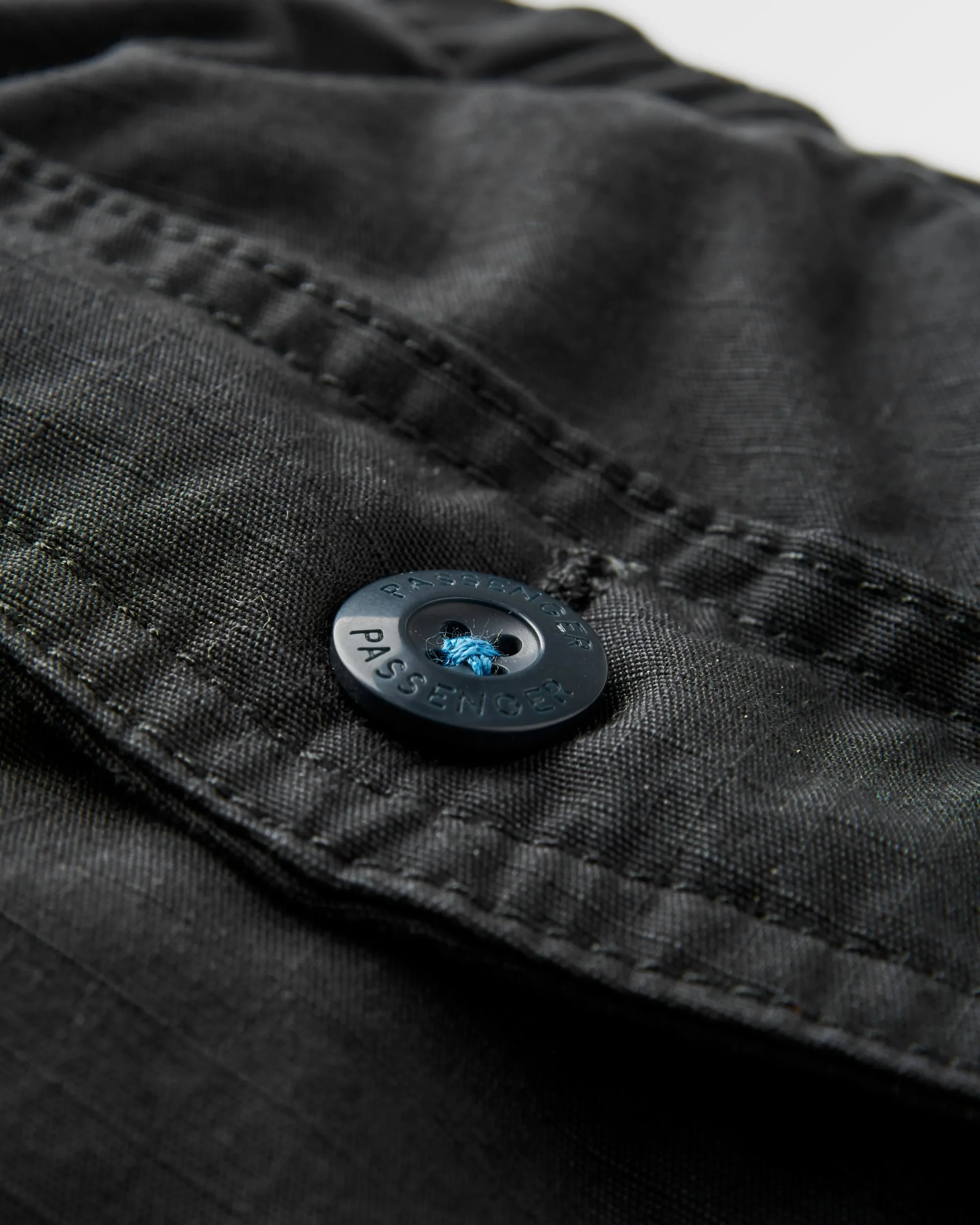Rif-Raf Organic Cotton Ripstop Trouser - Black - Image 10