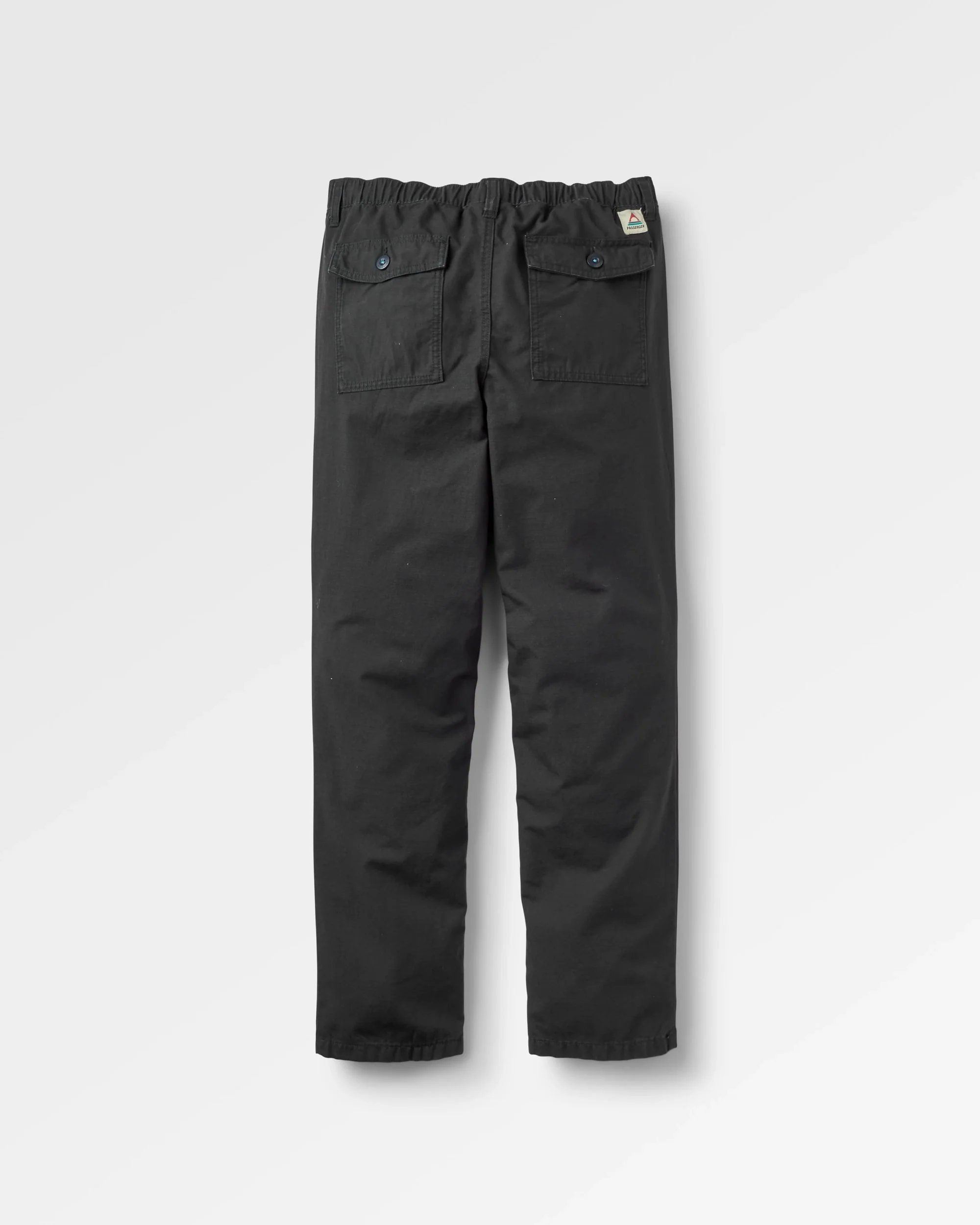 Rif-Raf Organic Cotton Ripstop Trouser - Black - Image 5