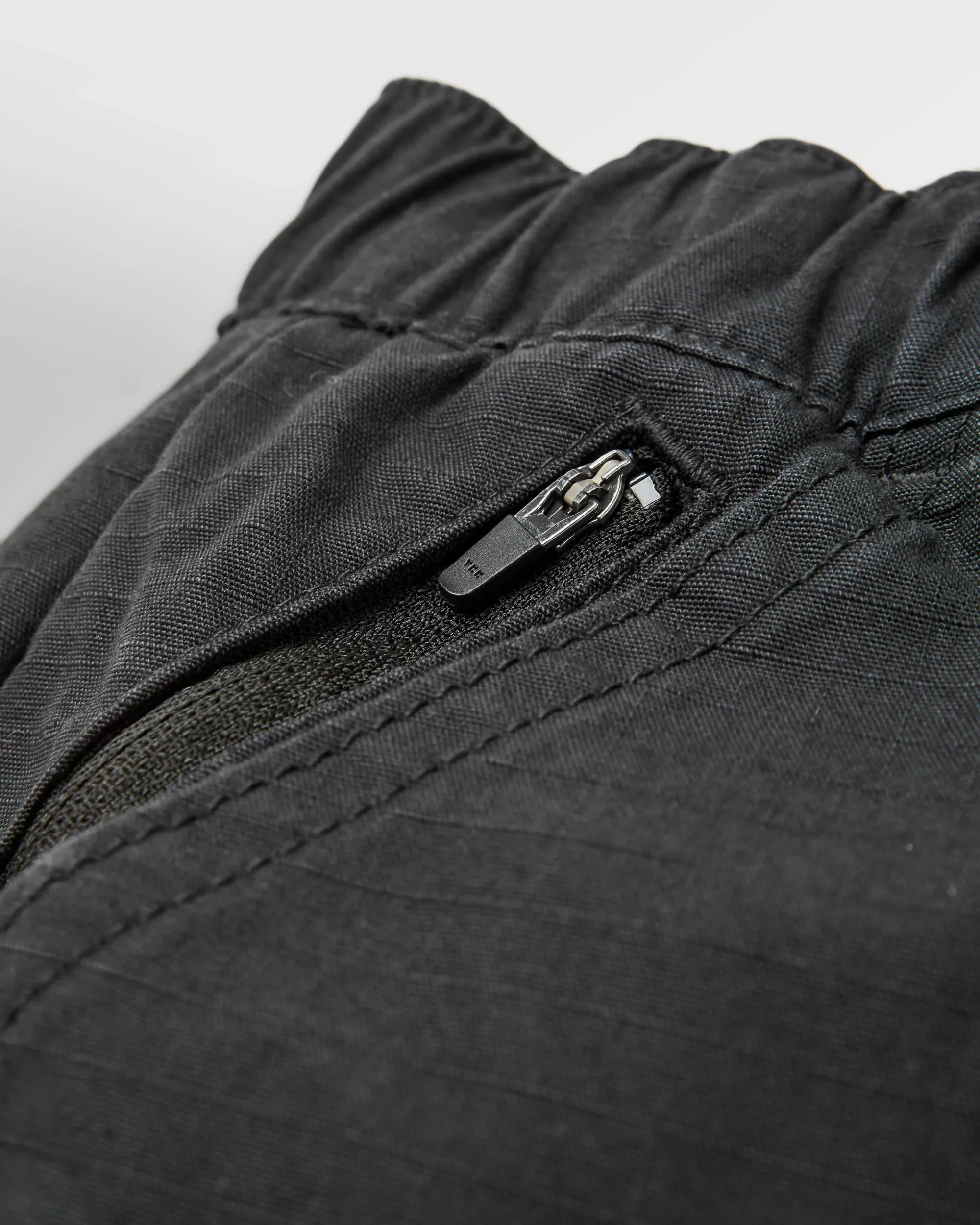 Rif-Raf Organic Cotton Ripstop Trouser - Black - Image 7