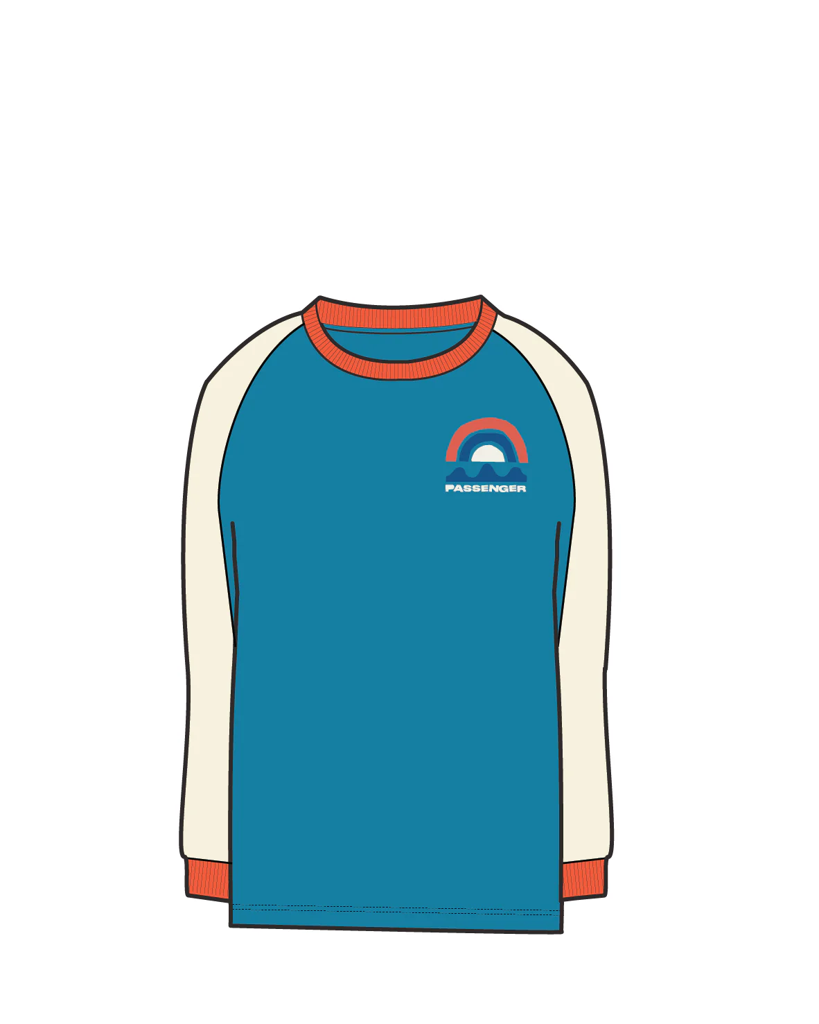 Riser LS T-Shirt - Bluejay - Image 9