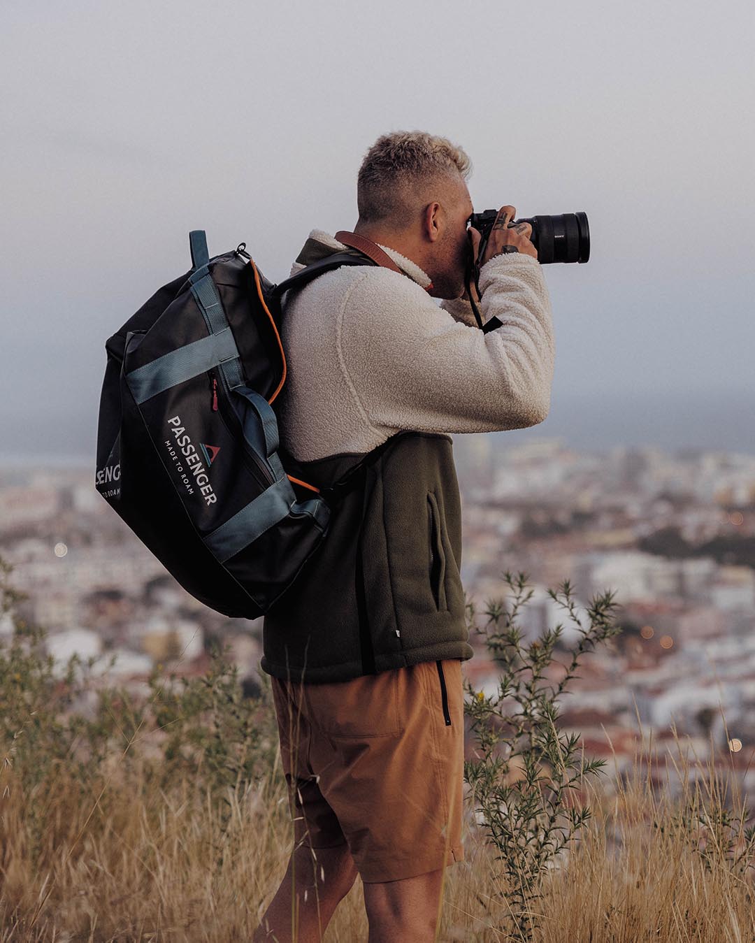 Road Trip 50L Duffel Backpack - Black - Image 7