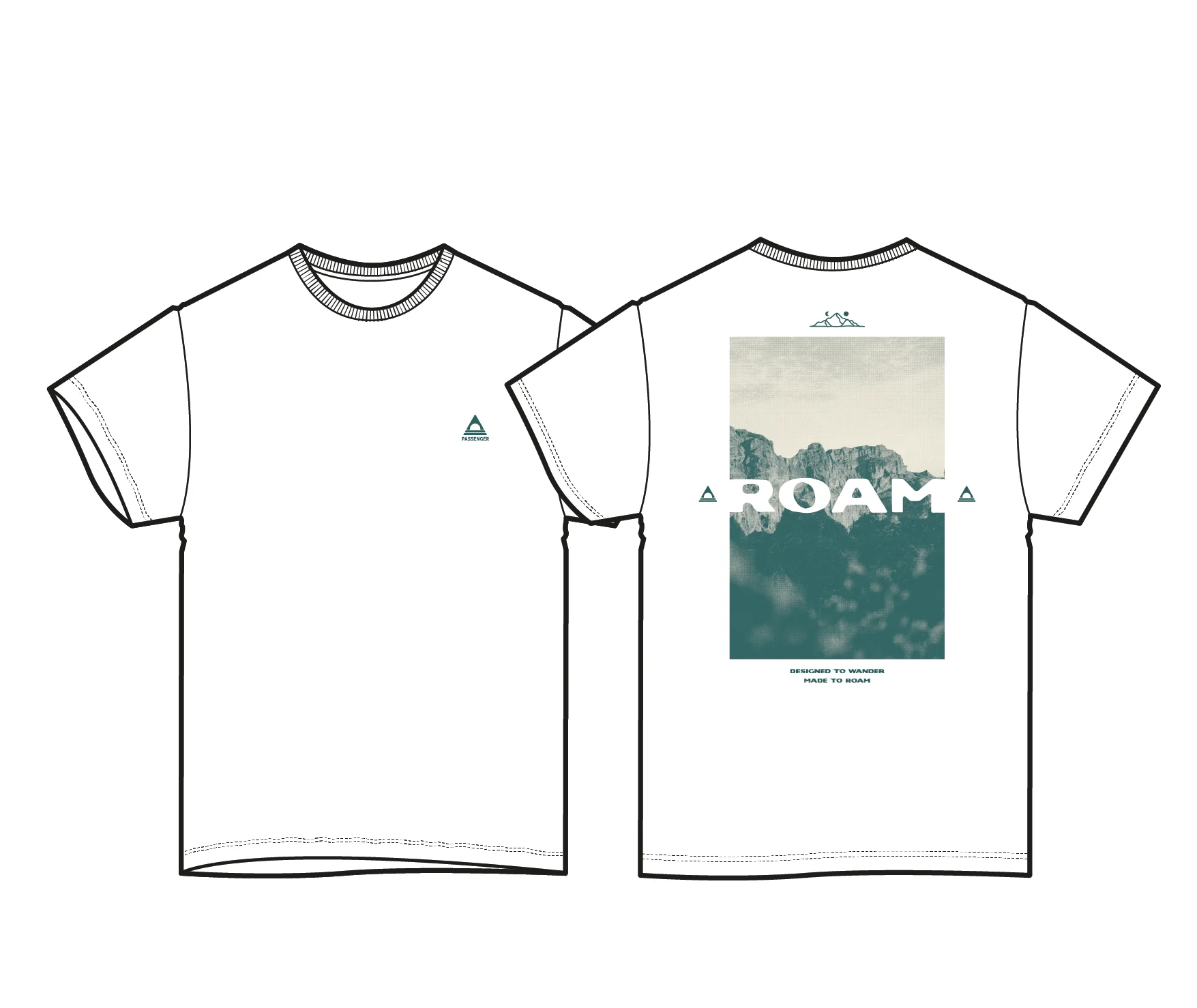 Roam T-Shirt - White - Image 12