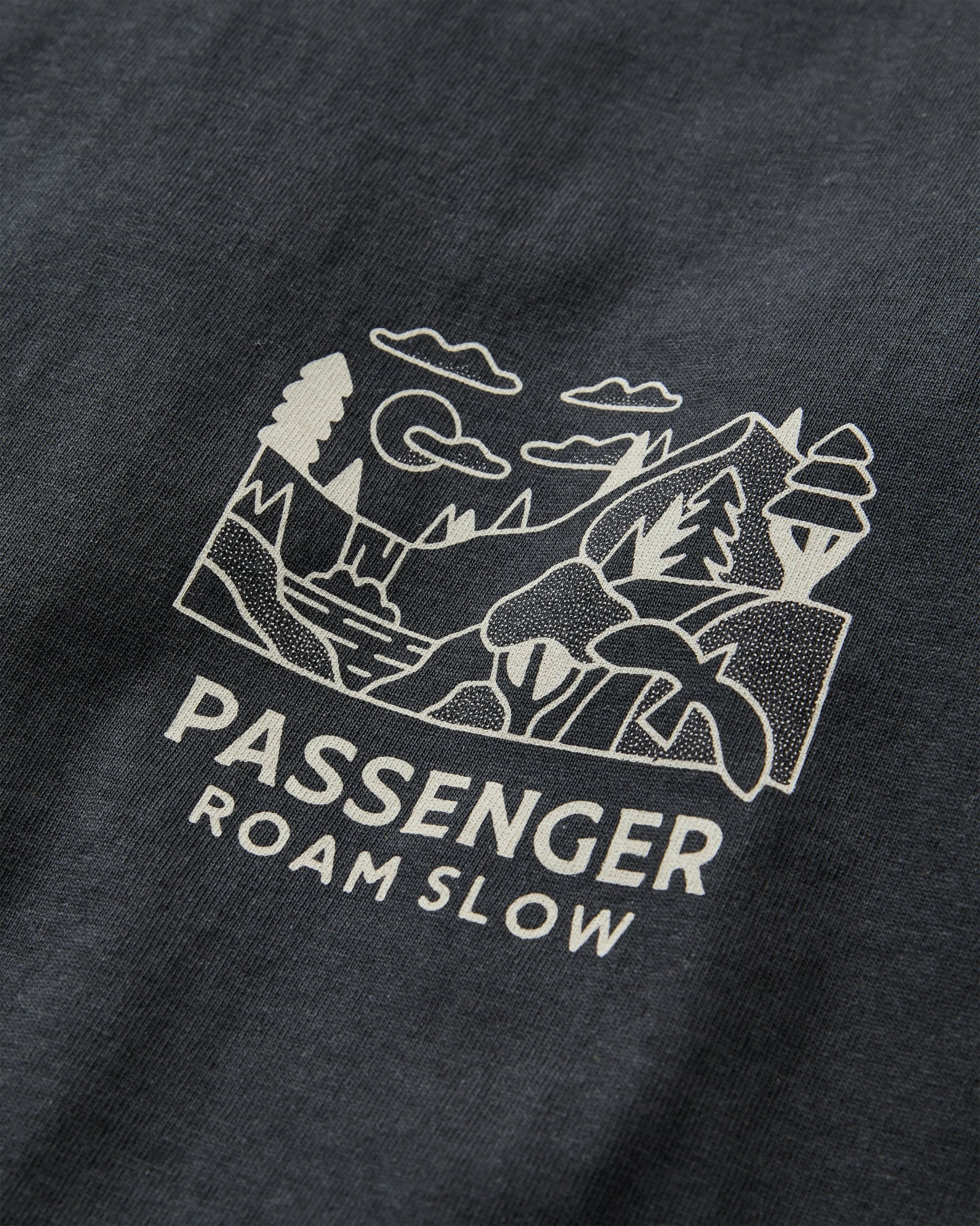 Roam Slow Men's T-Shirt - Black - Image 3