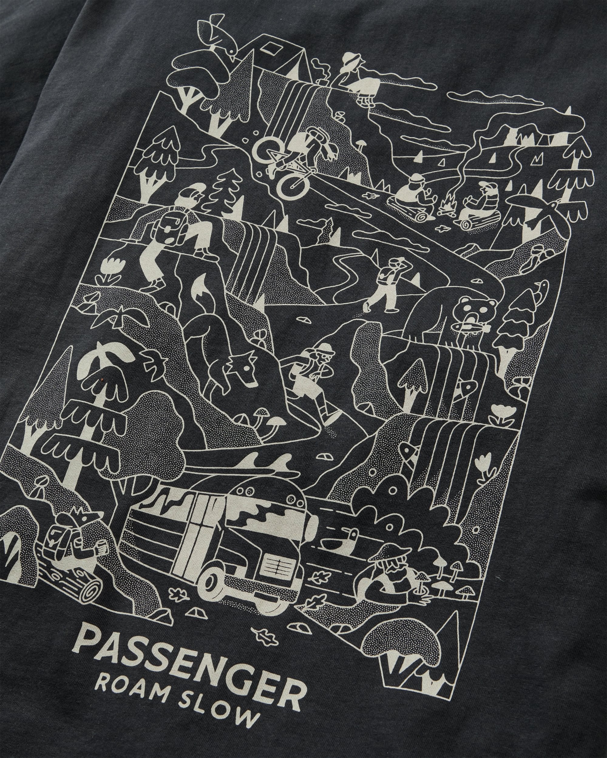 Roam Slow Men's T-Shirt - Black - Image 4