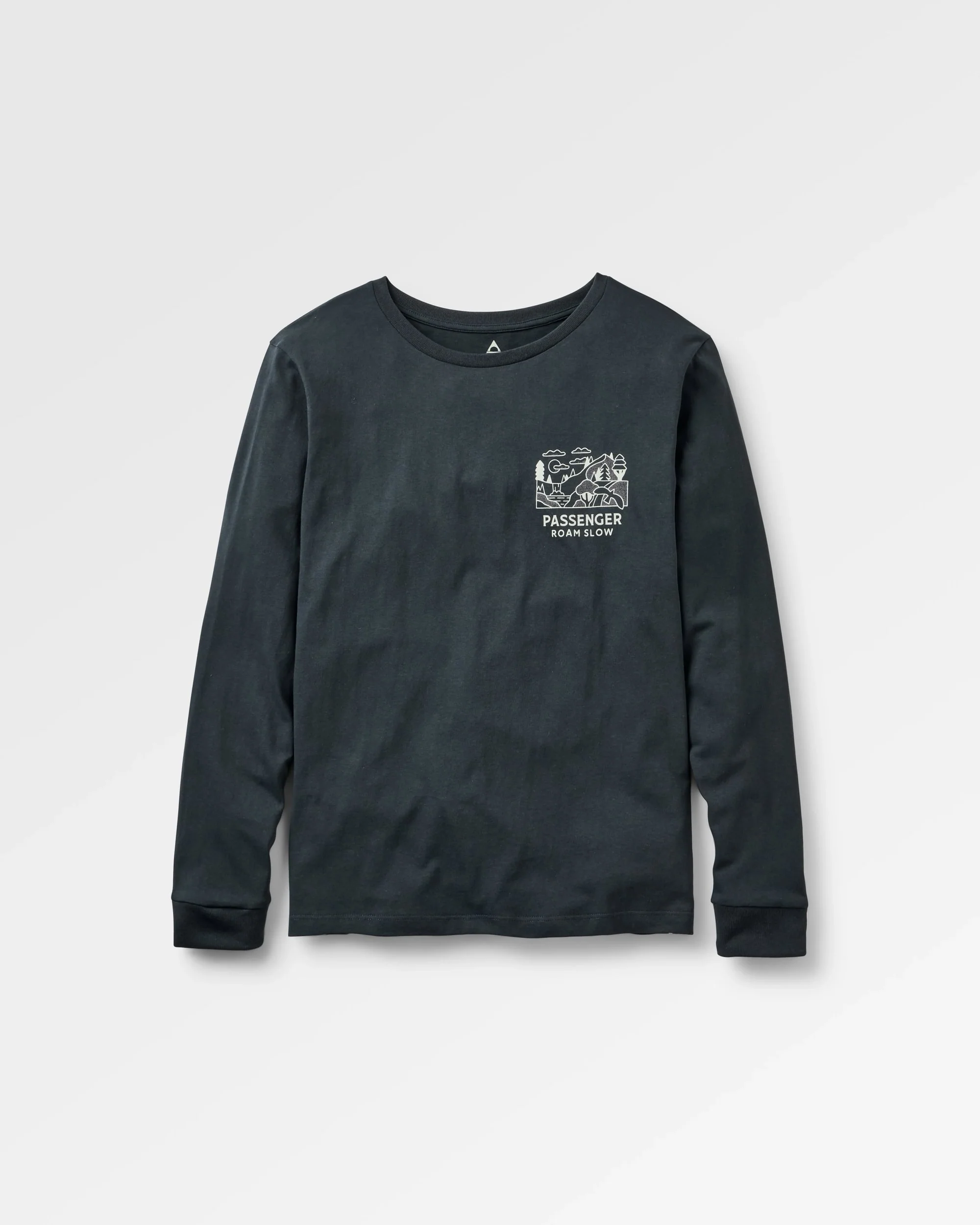 Roam Slow Women's LS T-Shirt - Black - Image 2