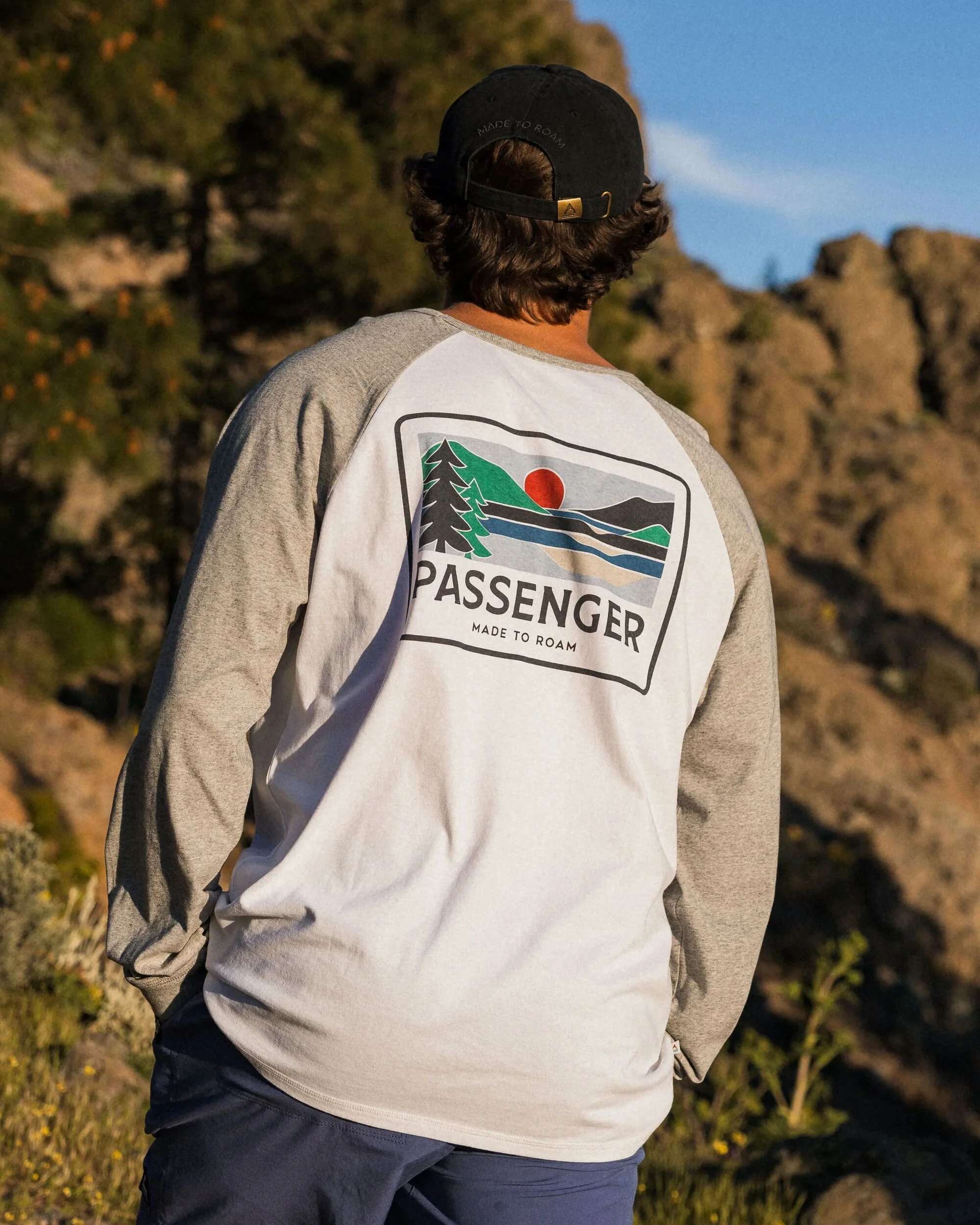 Roamer Raglan LS T-Shirt - White
