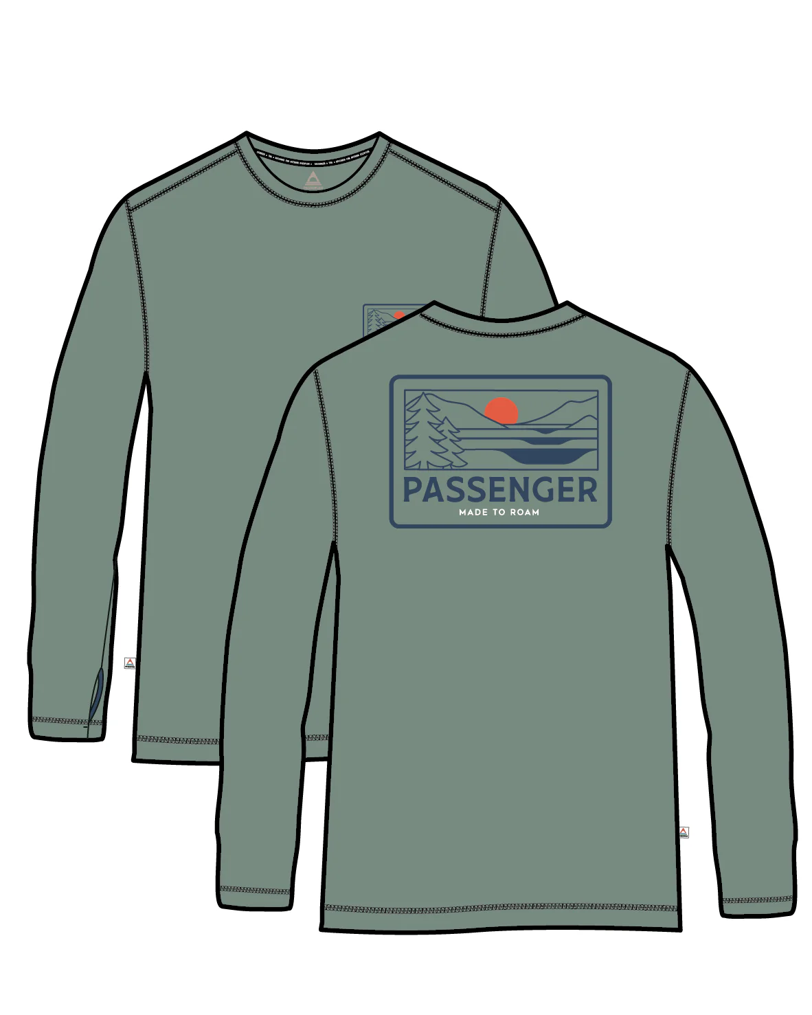 Roamscreen UPF50 Drirelease® Men's LS T-Shirt - Pistachio - Image 8