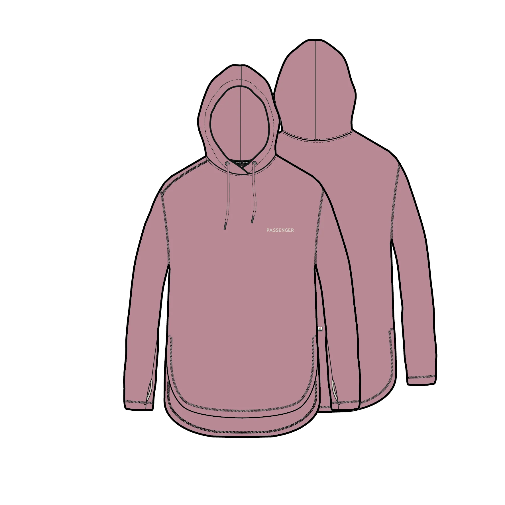 Roamscreen UPF50 Drirelease® Women's Hoodie - Pink Haze - Image 7