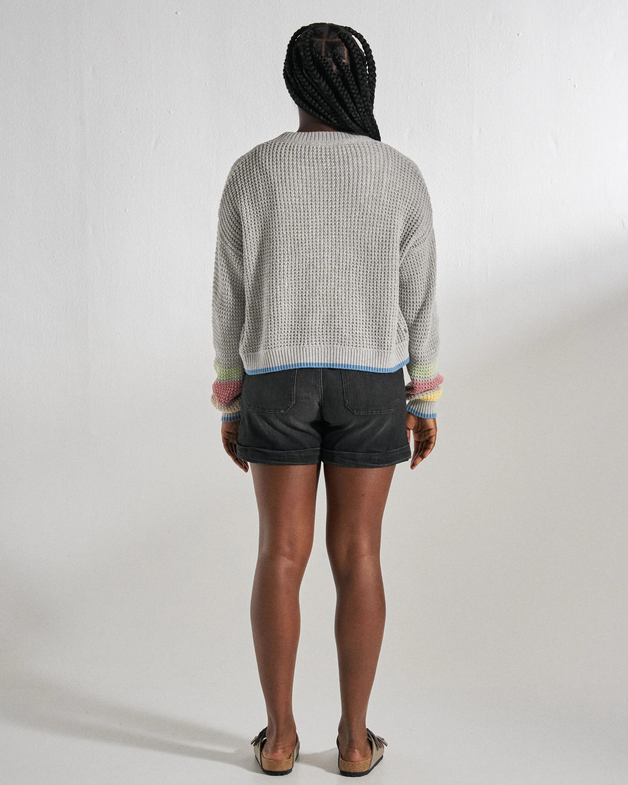 Serenity Knitted Cardigan - Grey Marl - Image 5