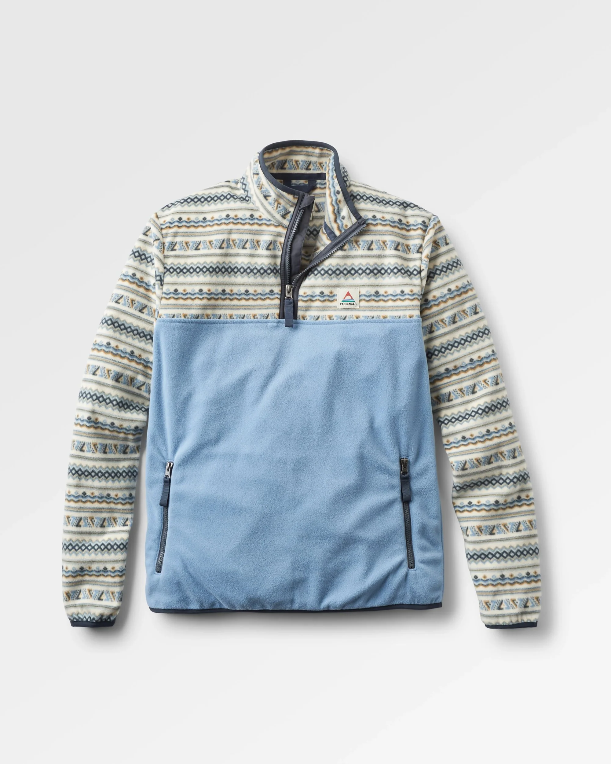 Set Off Polar 1/4 Zip Fleece - Geo Stripe Birch