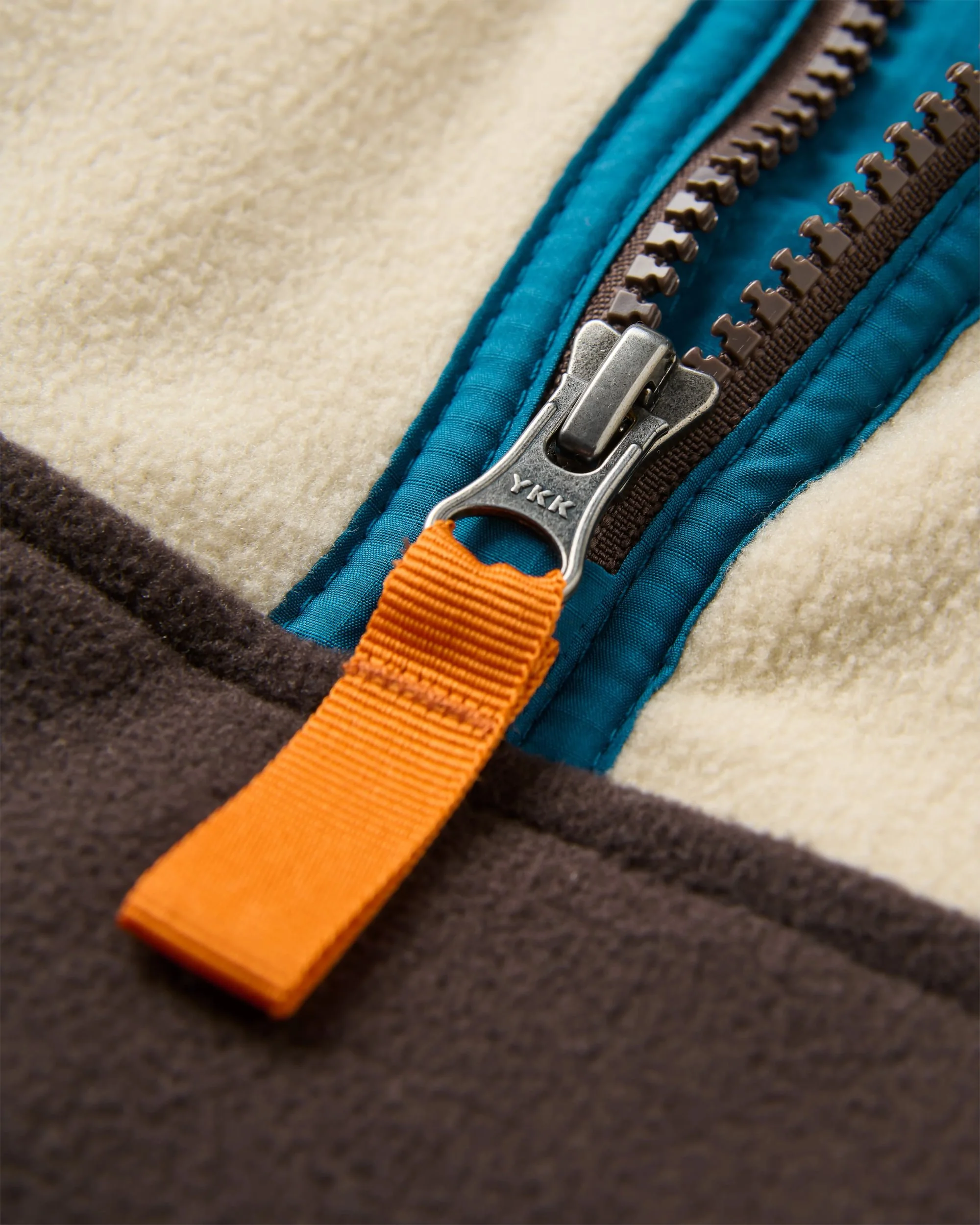 Set Off Polar 1/4 Zip Fleece - Oatmeal/Espresso - Image 3