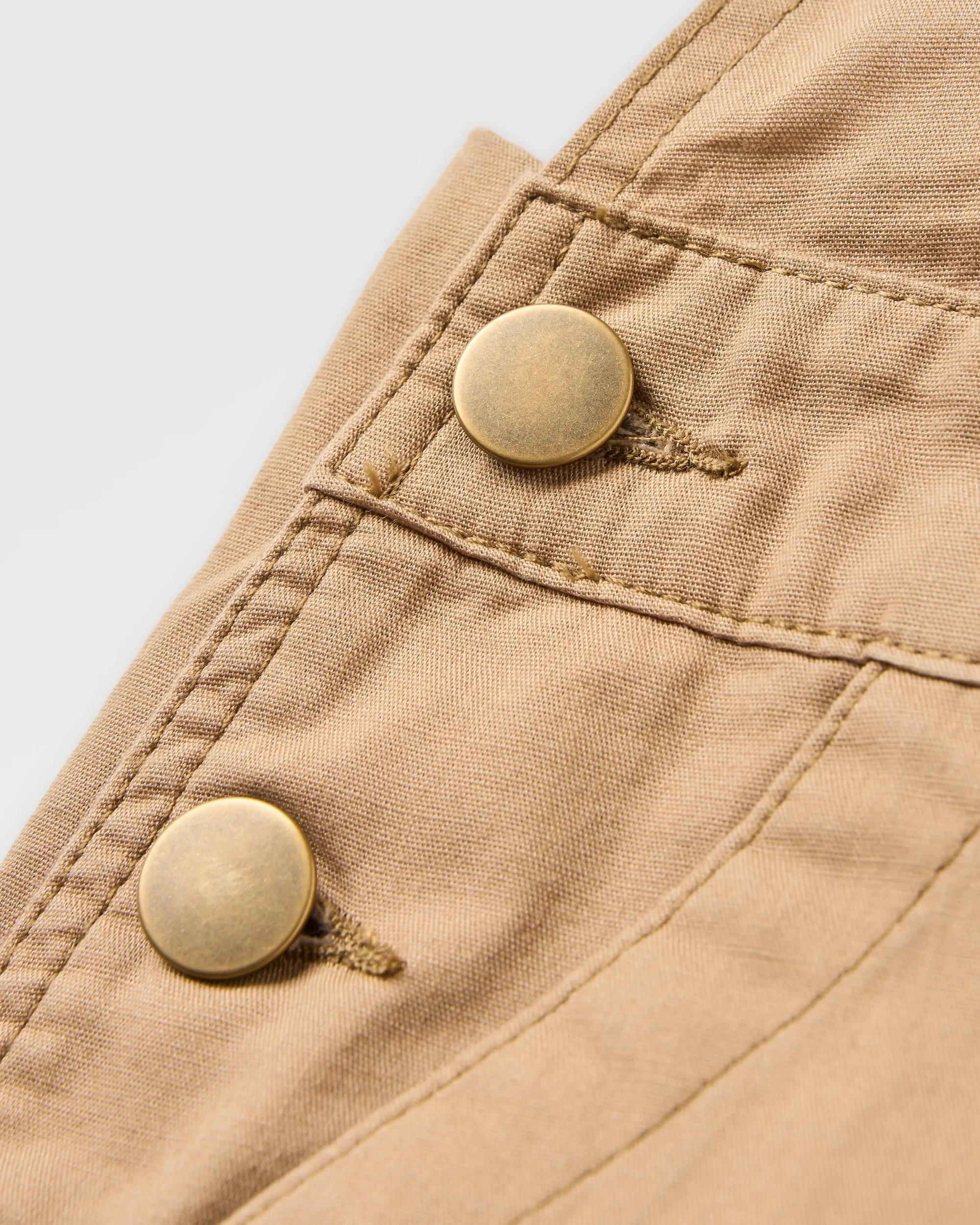 Shuffle Light Cotton Short Dungarees - Elmwood - Image 10