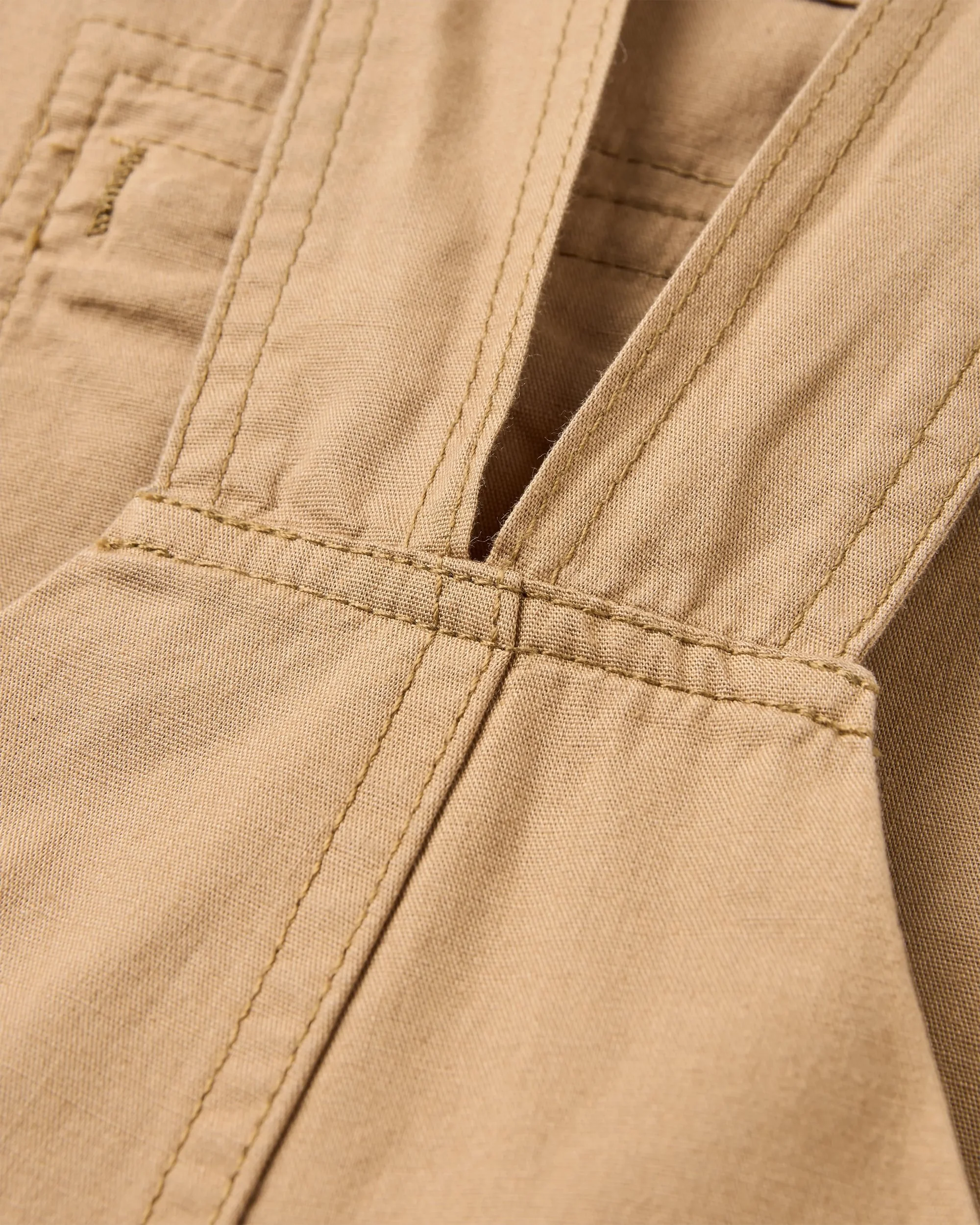Shuffle Light Cotton Short Dungarees - Elmwood - Image 12
