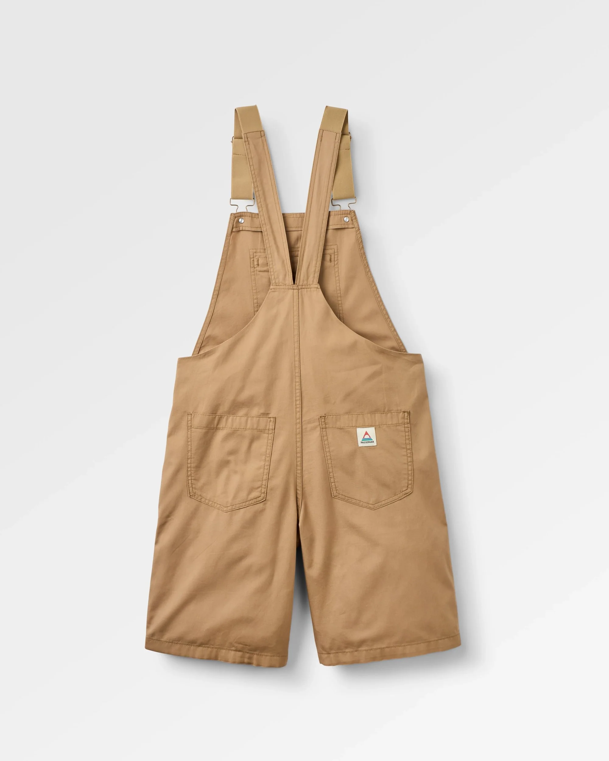 Shuffle Light Cotton Short Dungarees - Elmwood - Image 8