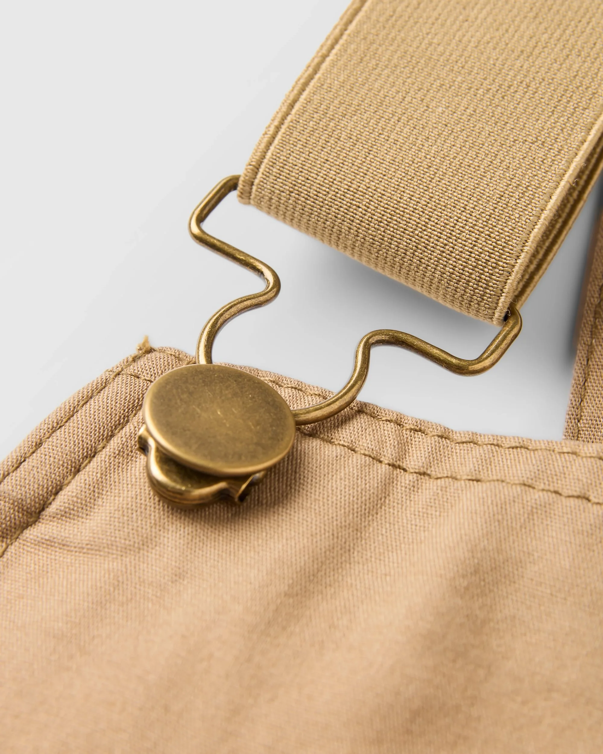 Shuffle Light Cotton Short Dungarees - Elmwood - Image 9