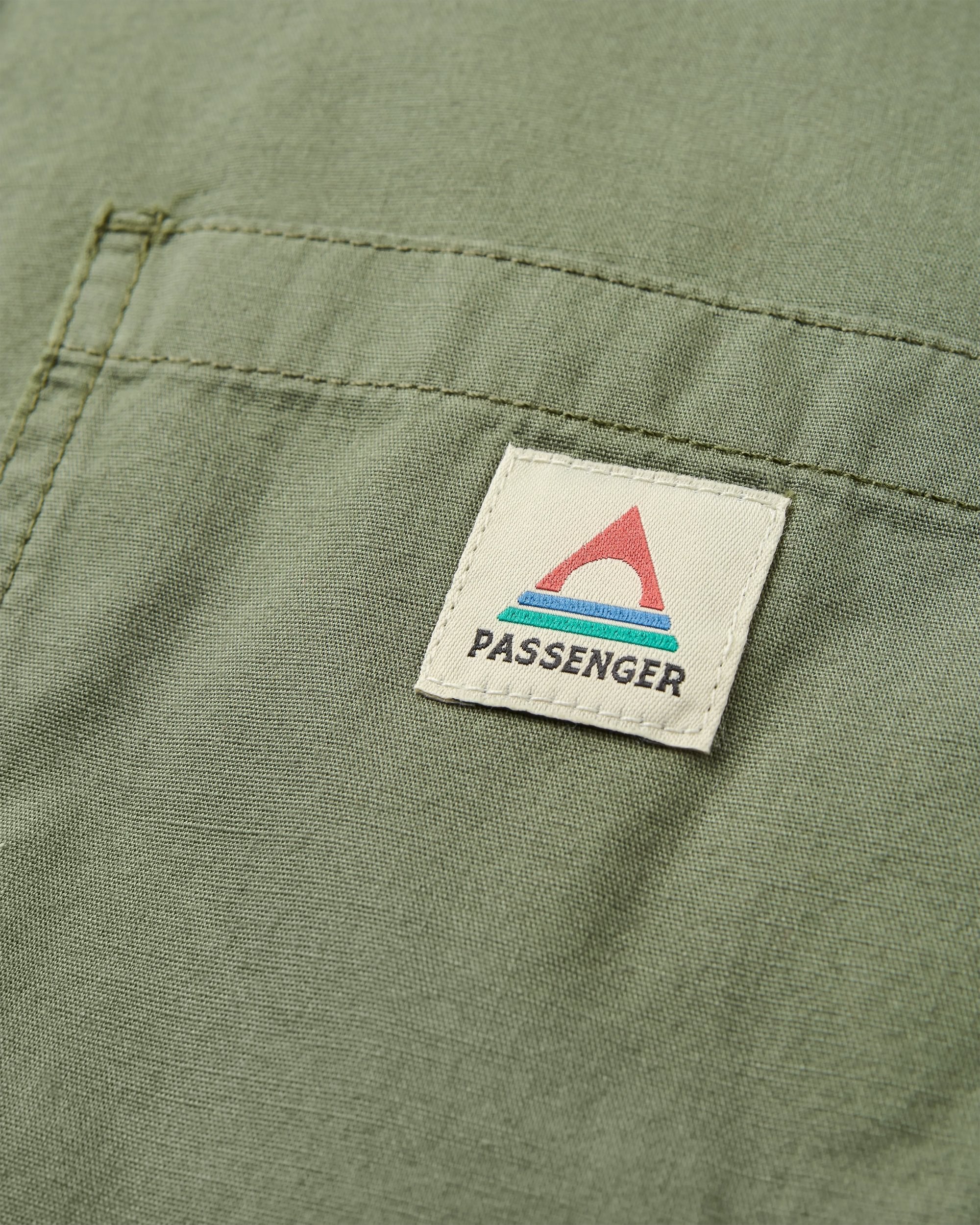 Shuffle Light Cotton Short Dungarees - Wild Green - Image 11
