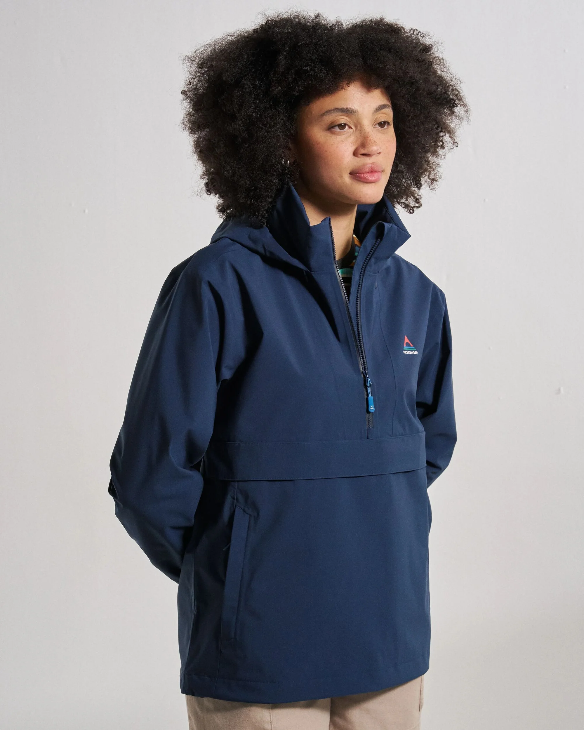 Skyline Waterproof Anorak - Rich Navy - Image 2