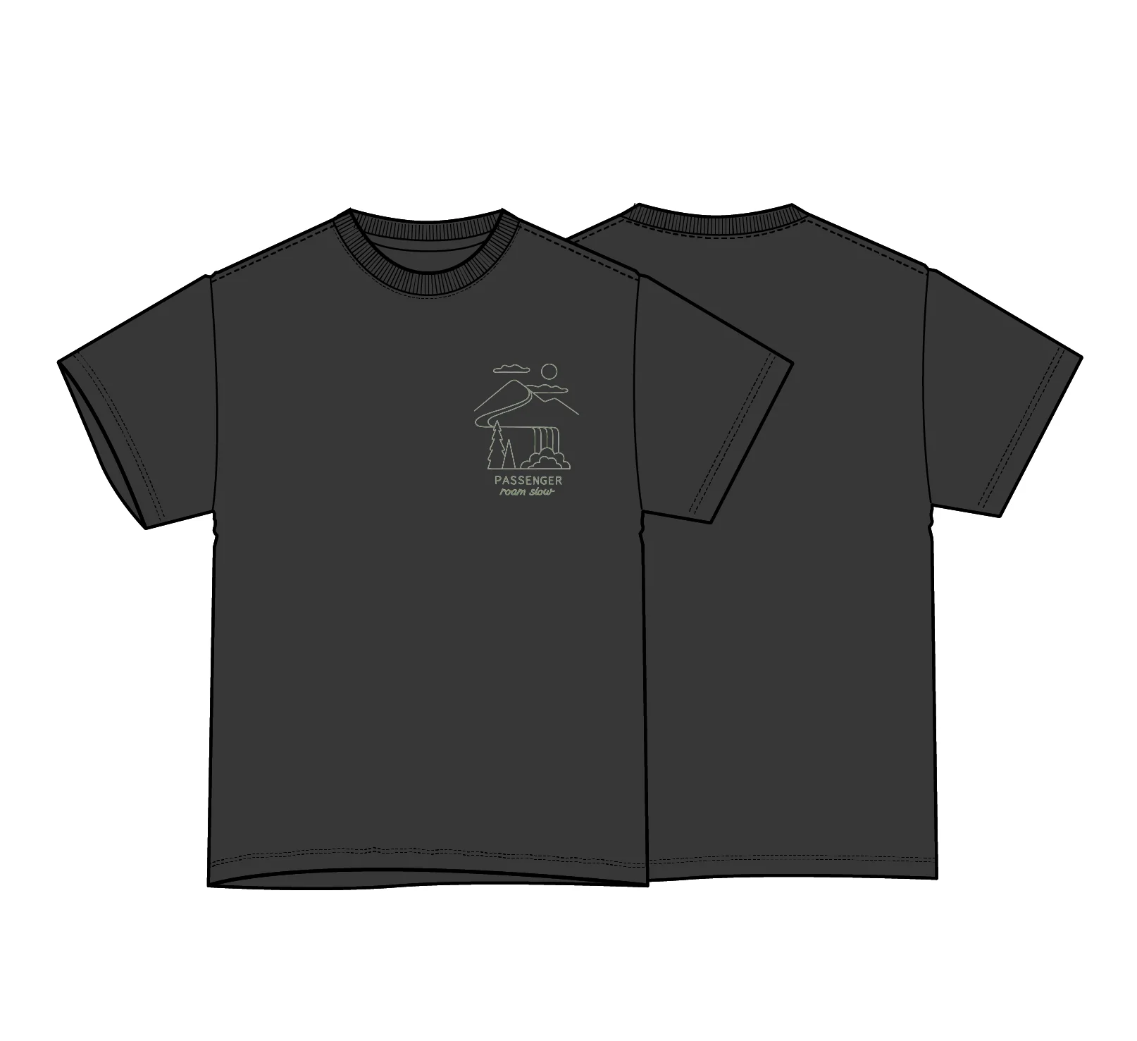 Slow Escape Relaxed Fit T-Shirt - Black - Image 5