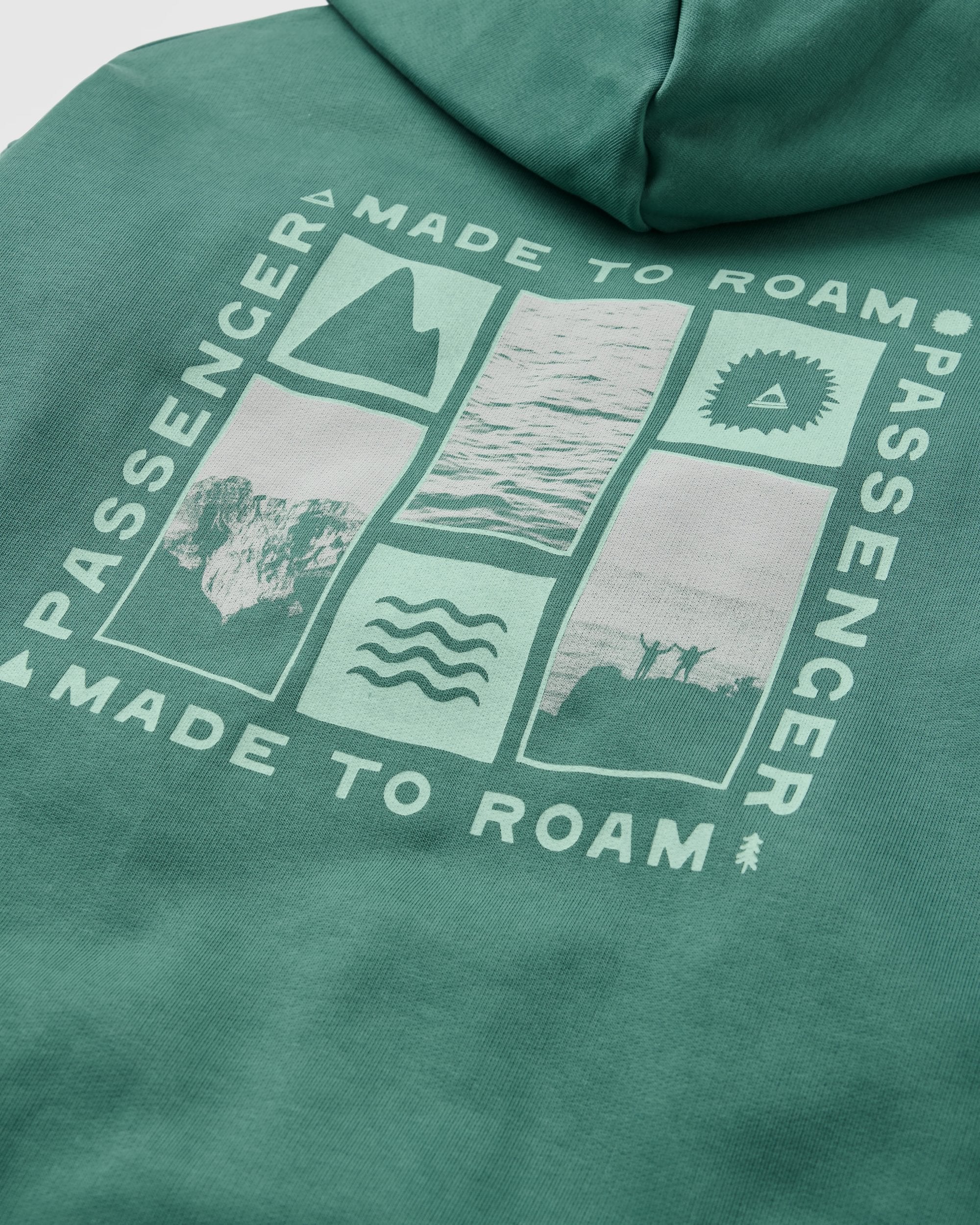 Snapshot Organic Cotton Relaxed Fit Hoodie - Deep Ocean - Image 11