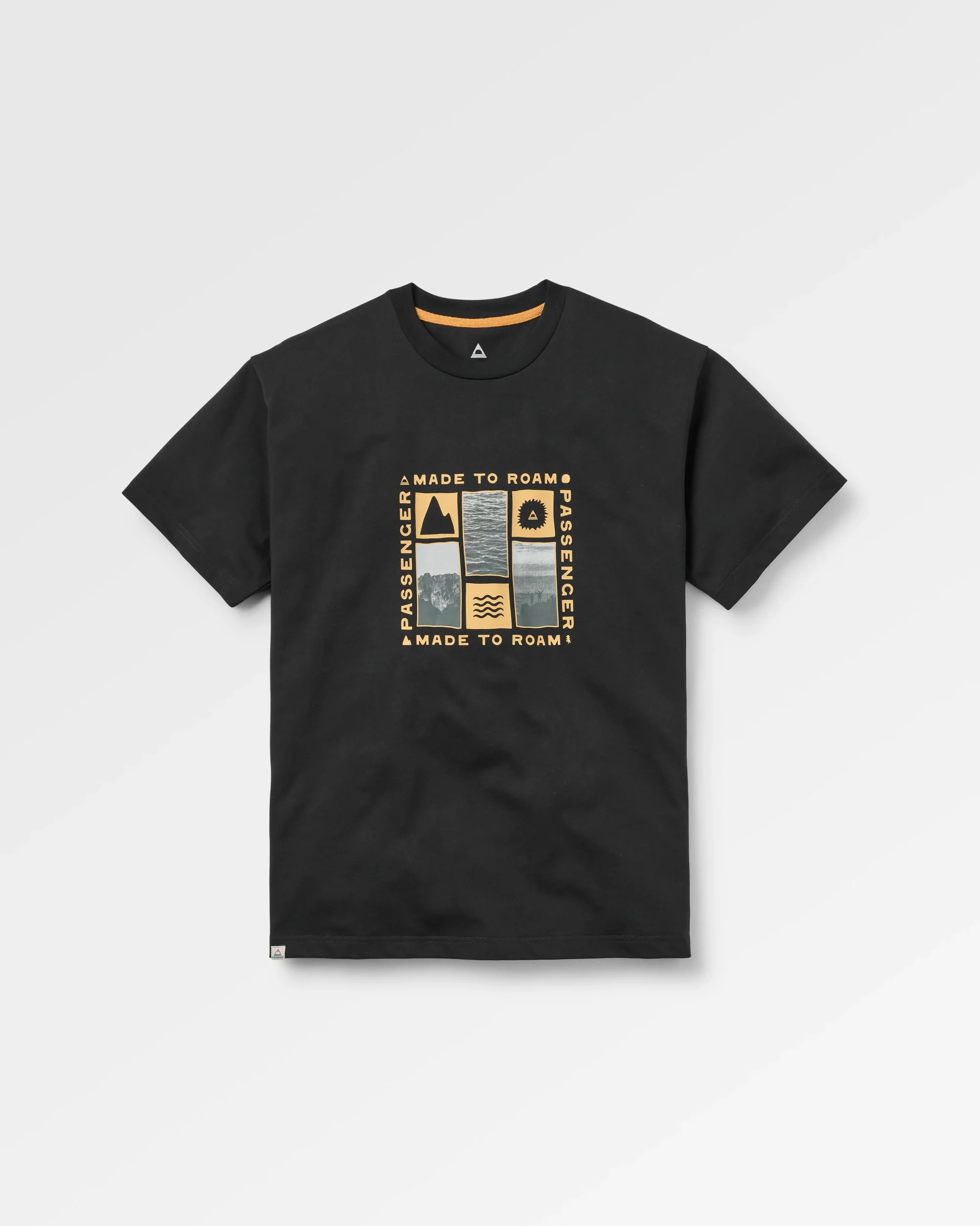Snapshot Organic Cotton Relaxed Fit T-Shirt - Black - Image 2