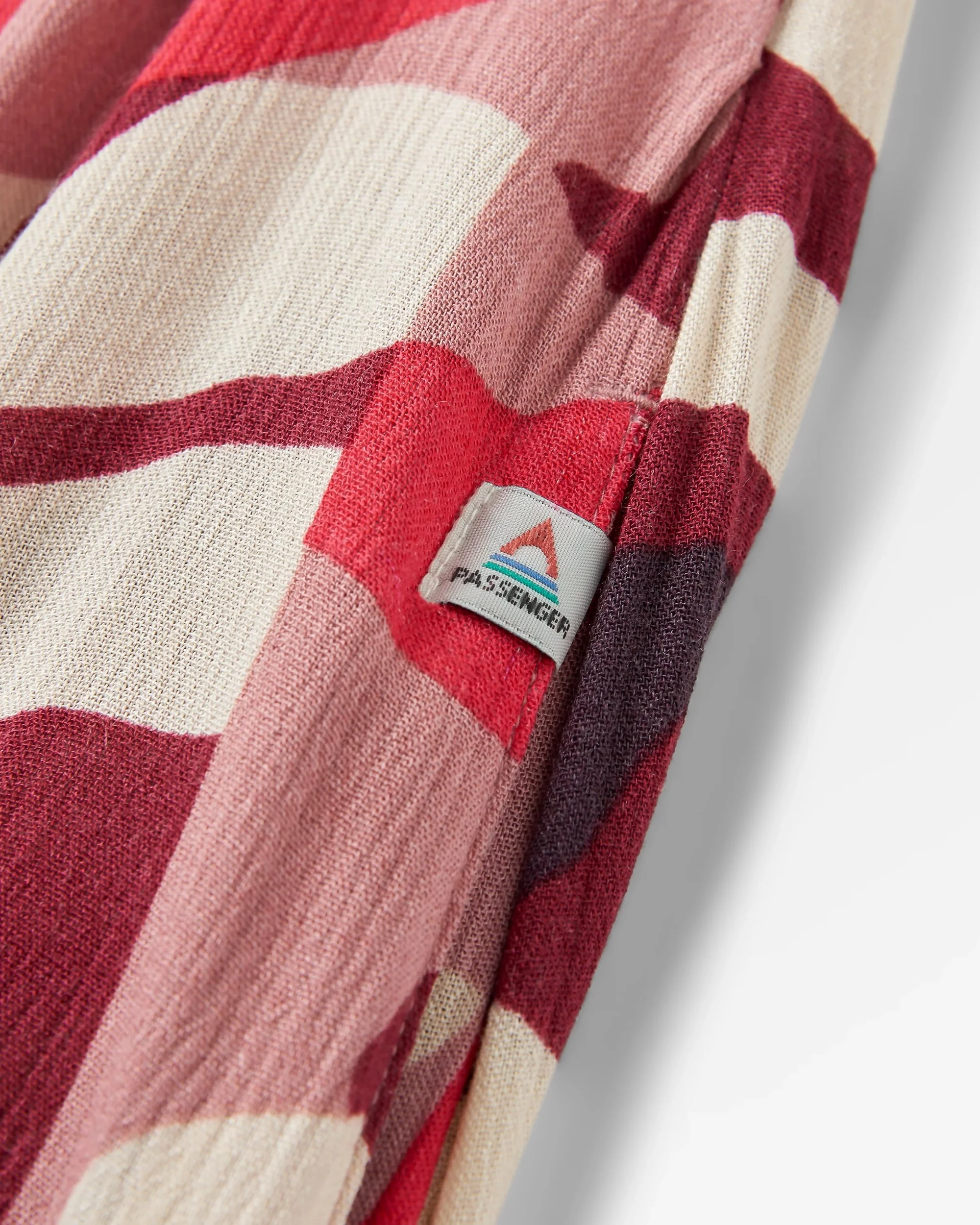 Soleis Woven Maxi Dress - Mountain Foliage Cranberry - Image 7