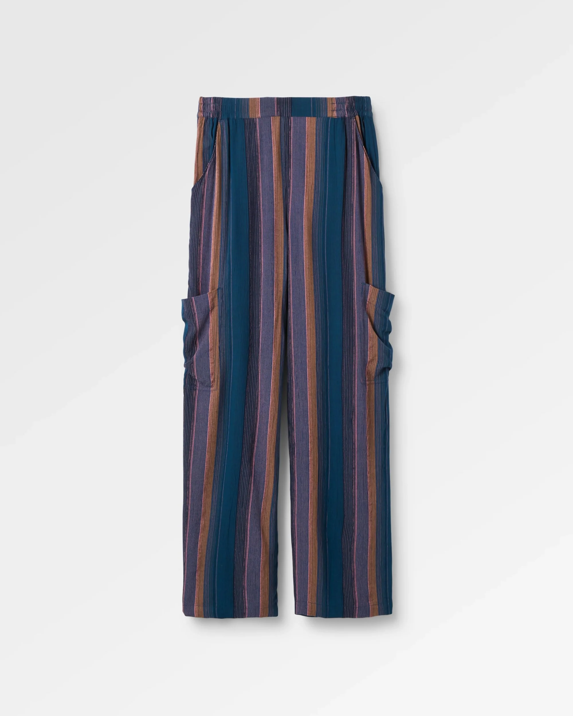 Someday Woven Trouser - Dark Denim Multi Stripe