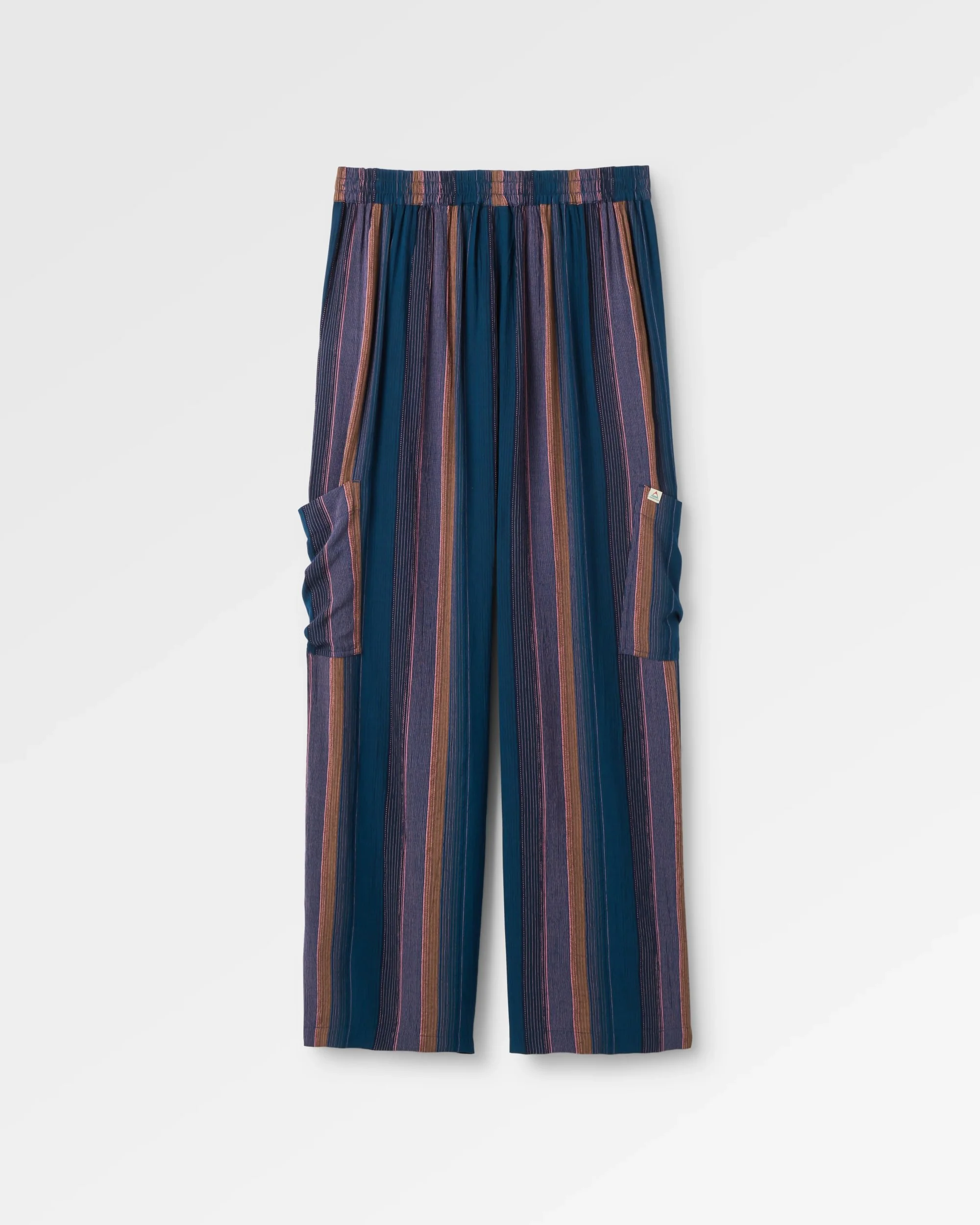 Someday Woven Trouser - Dark Denim Multi Stripe - Image 5