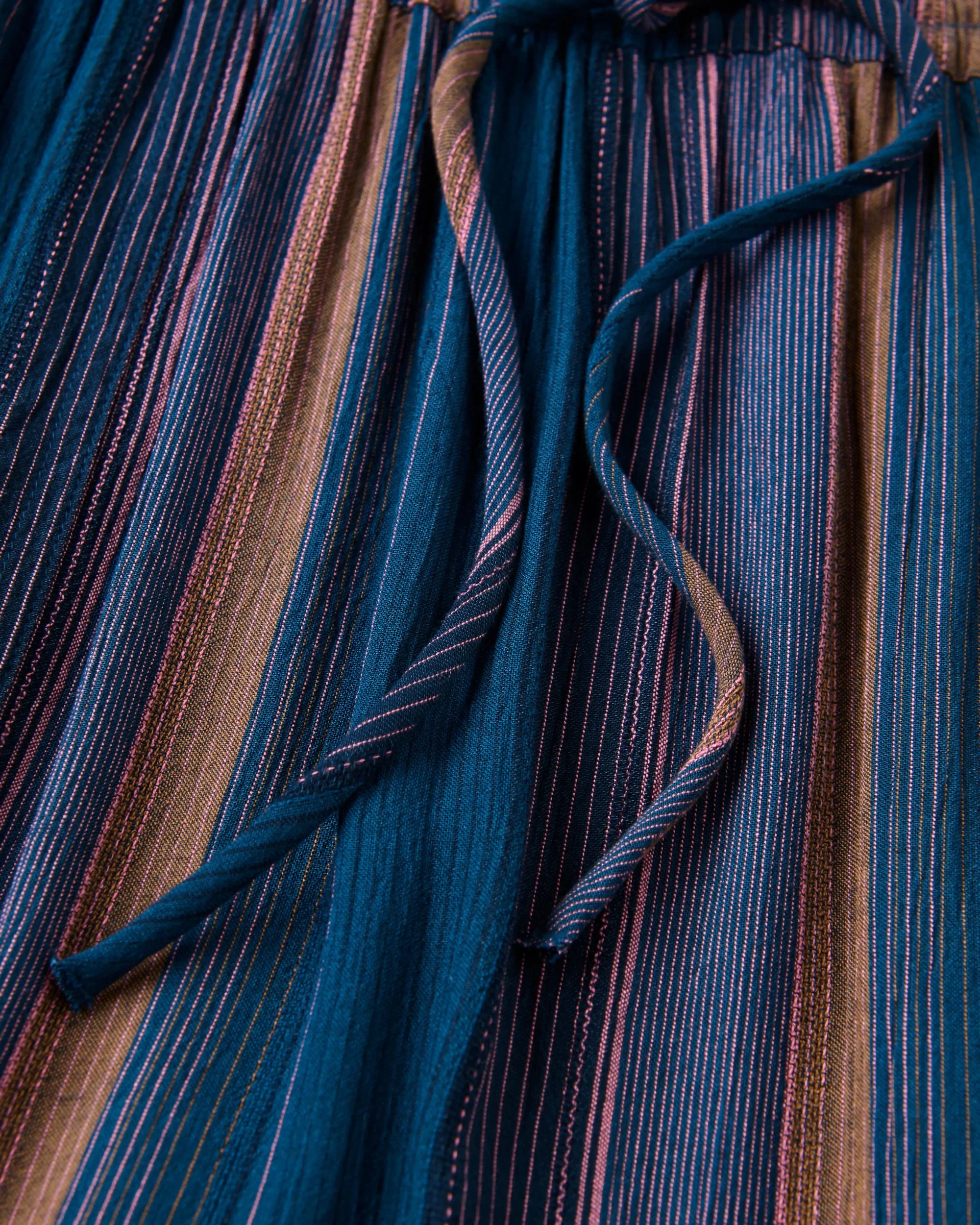 Someday Woven Trouser - Dark Denim Multi Stripe - Image 6