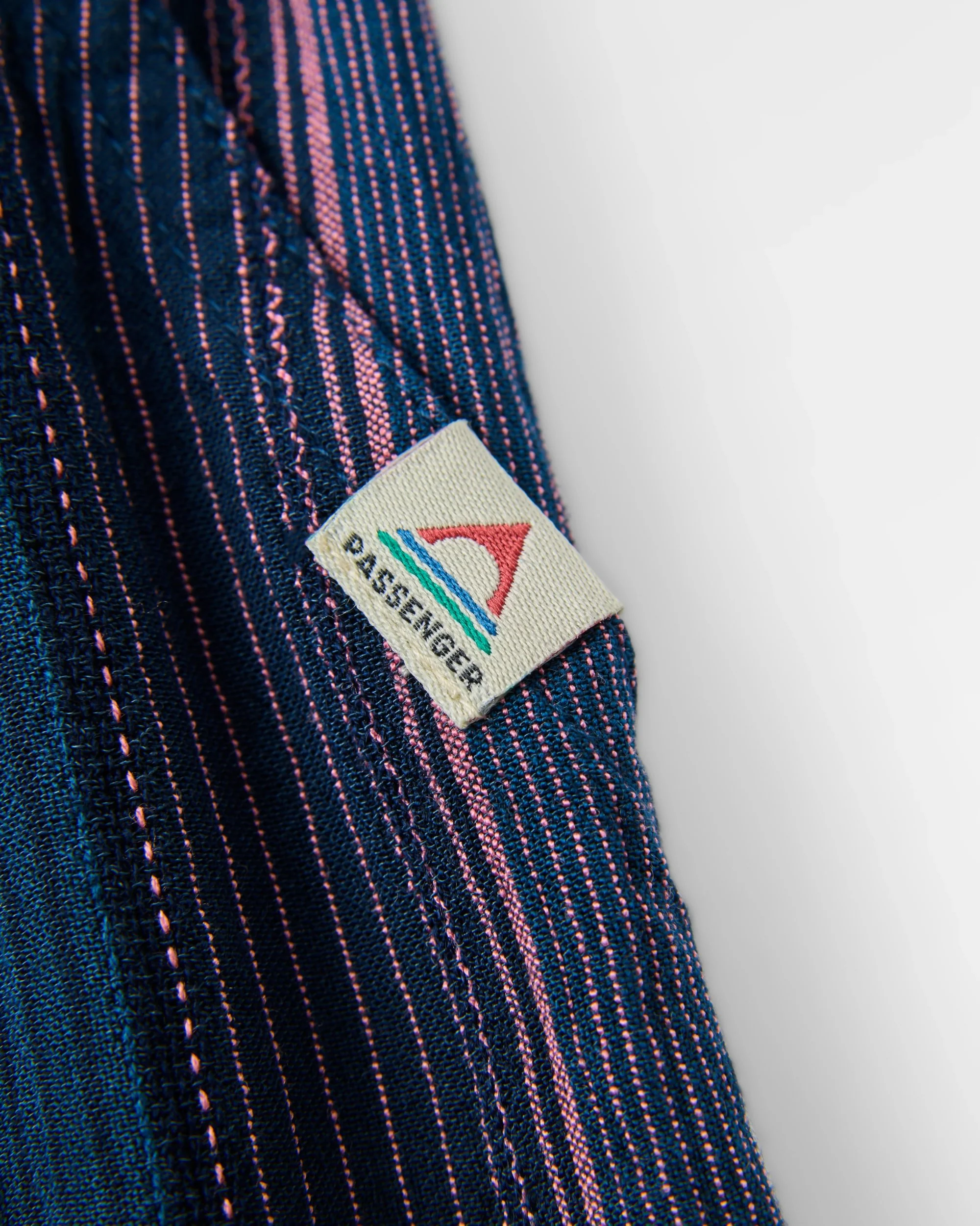Someday Woven Trouser - Dark Denim Multi Stripe - Image 7