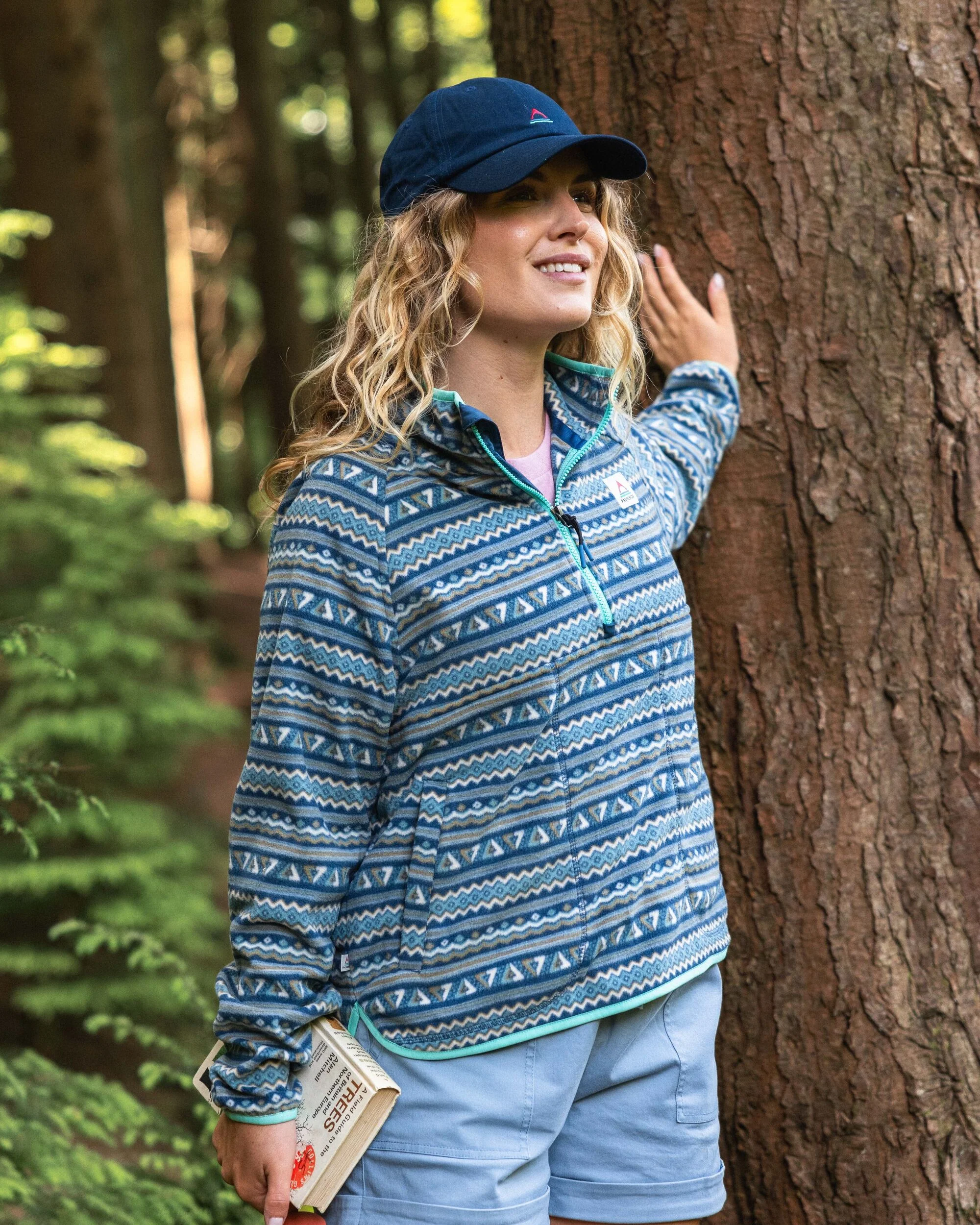 Sorrel Polar Fleece - Geo Stripe Dark Denim - Image 3
