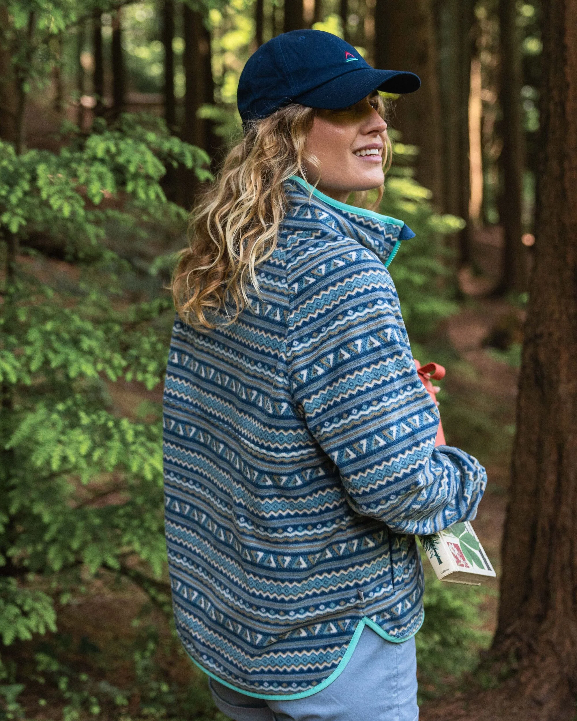 Sorrel Polar Fleece - Geo Stripe Dark Denim - Image 4